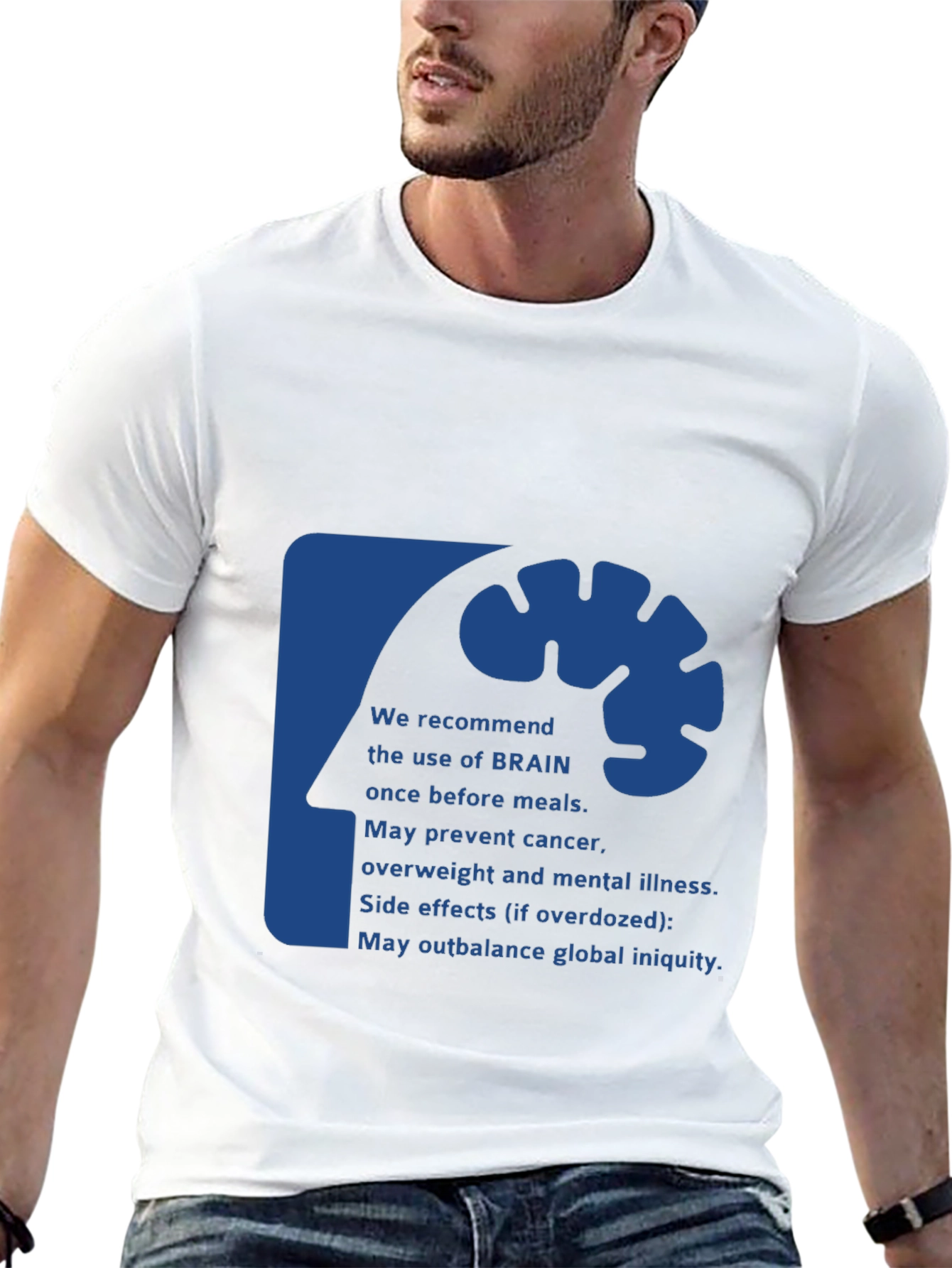 Brain Use Recommendation Graphic Tee