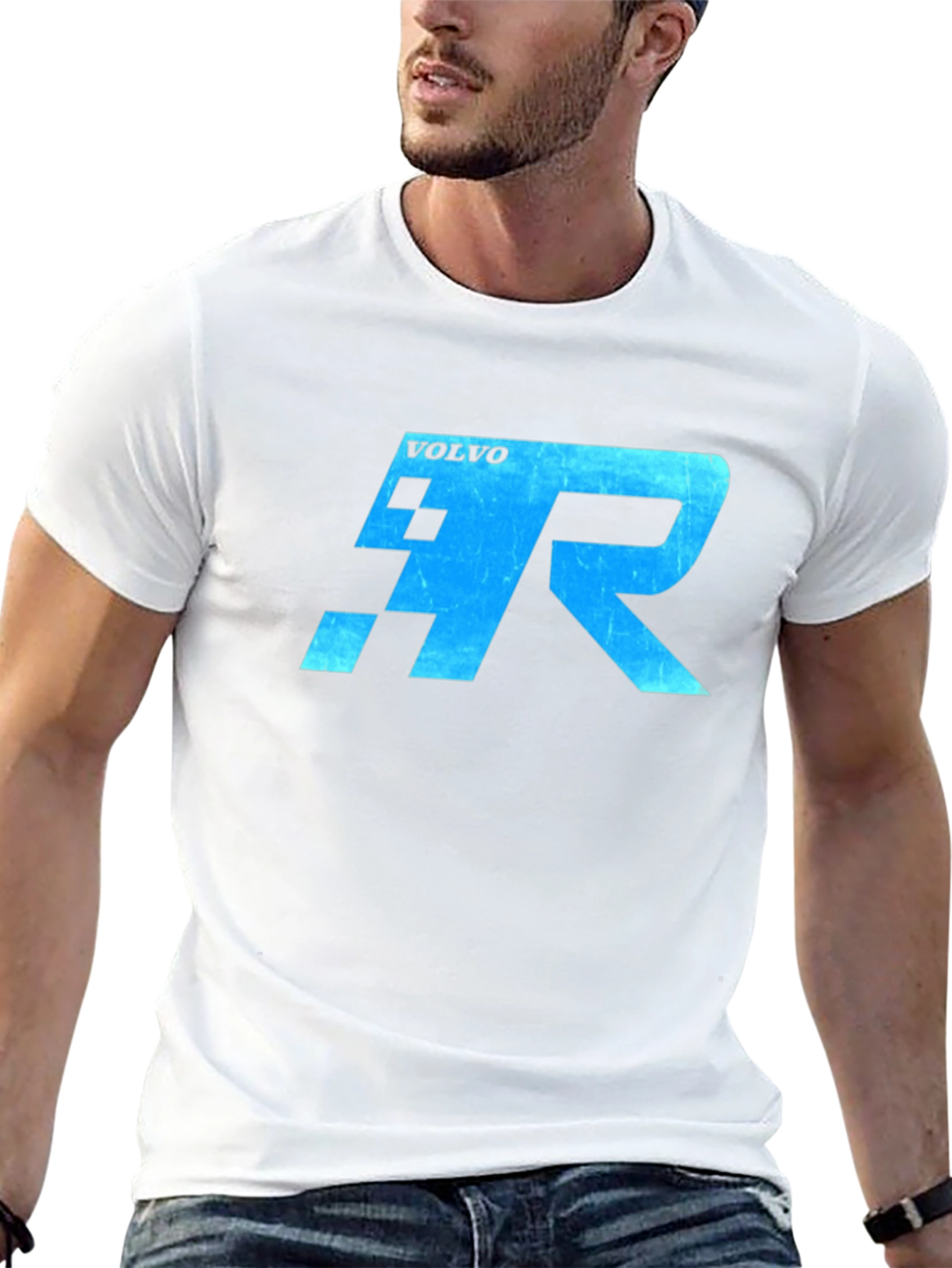 Volvo R T-Shirt - Black Automotive Enthusiast Tee