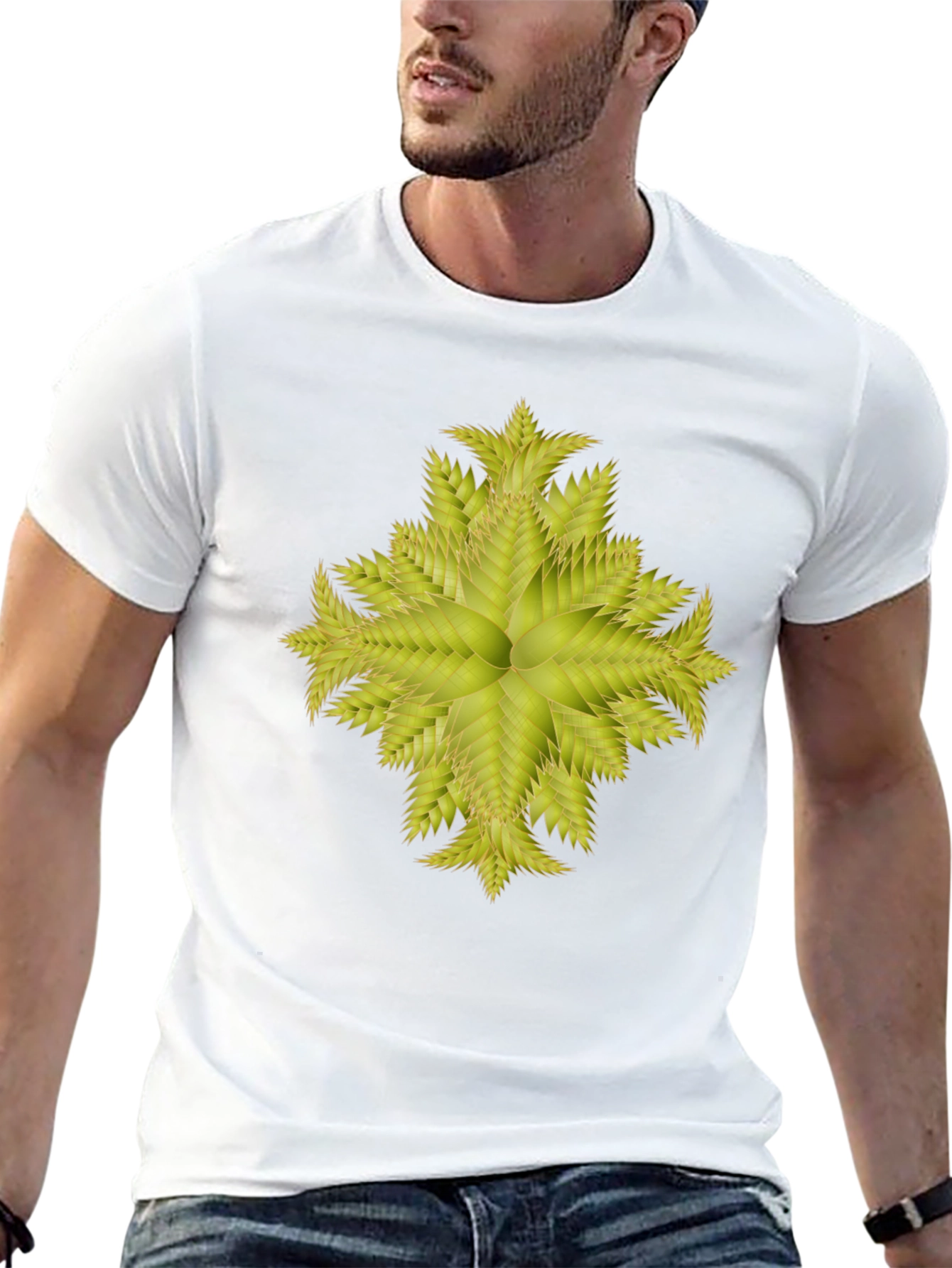Botanical Burst Black Tee