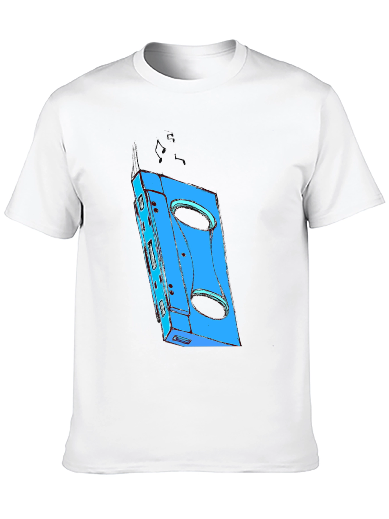 Retro Cassette Tape Graphic T-Shirt