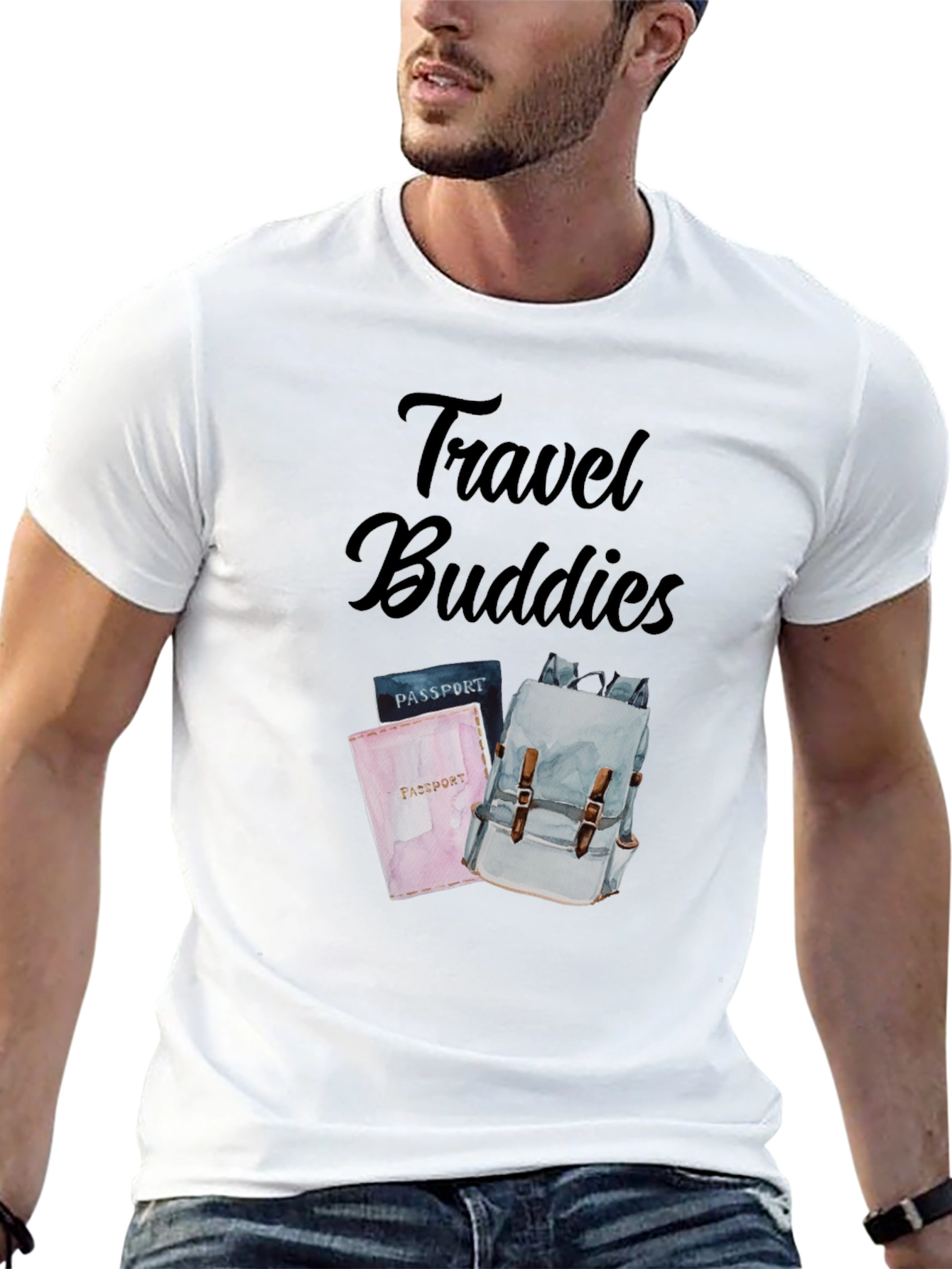 Travel Buddies Graphic T-Shirt