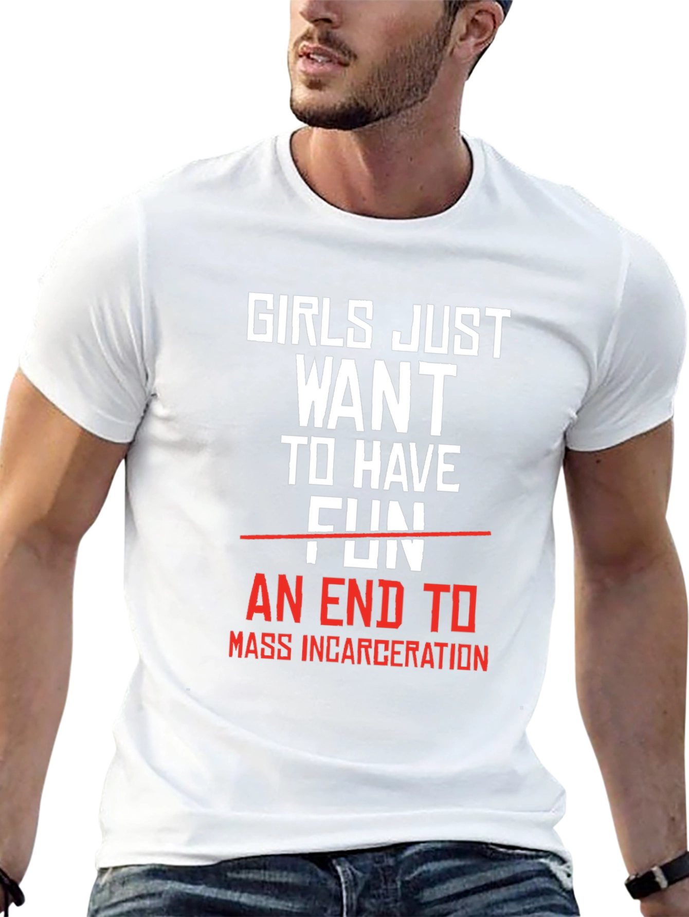Girls Want End to Mass Incarceration T-Shirt