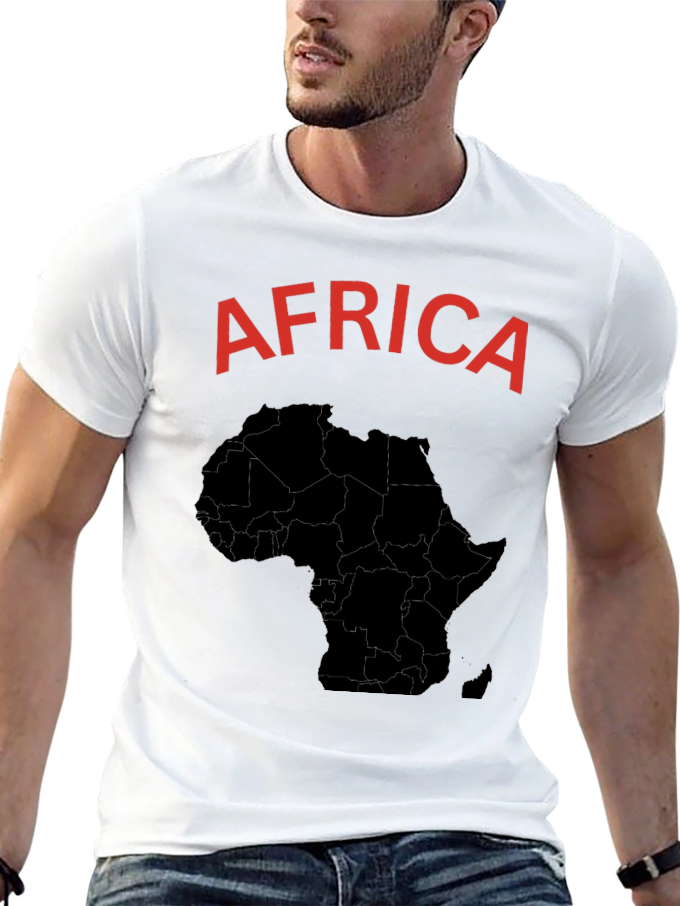 Africa Map Graphic T-Shirt