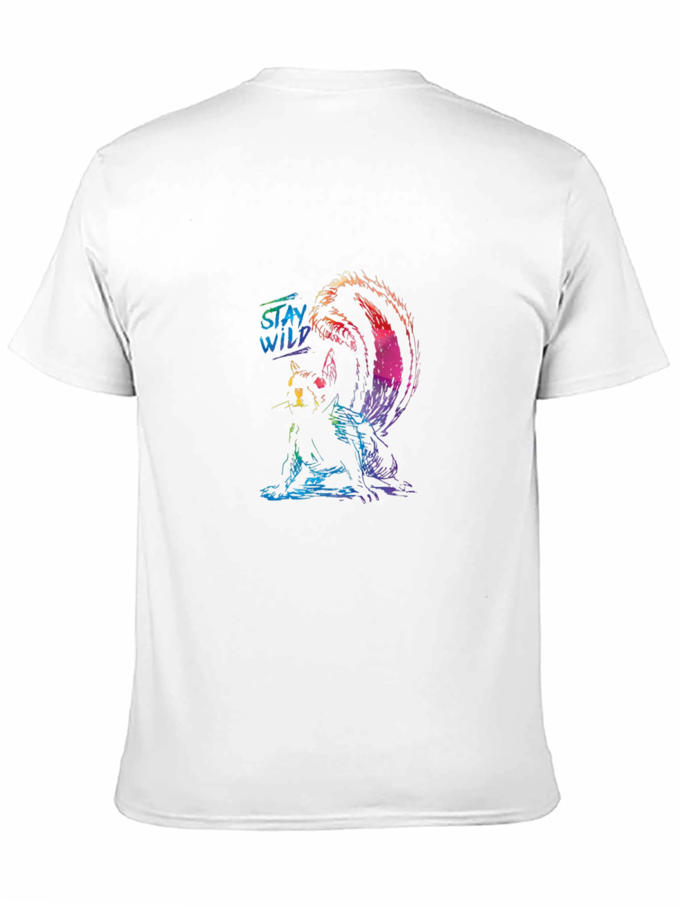 Stay Wild Squirrel T-Shirt - Unique Graphic Tee