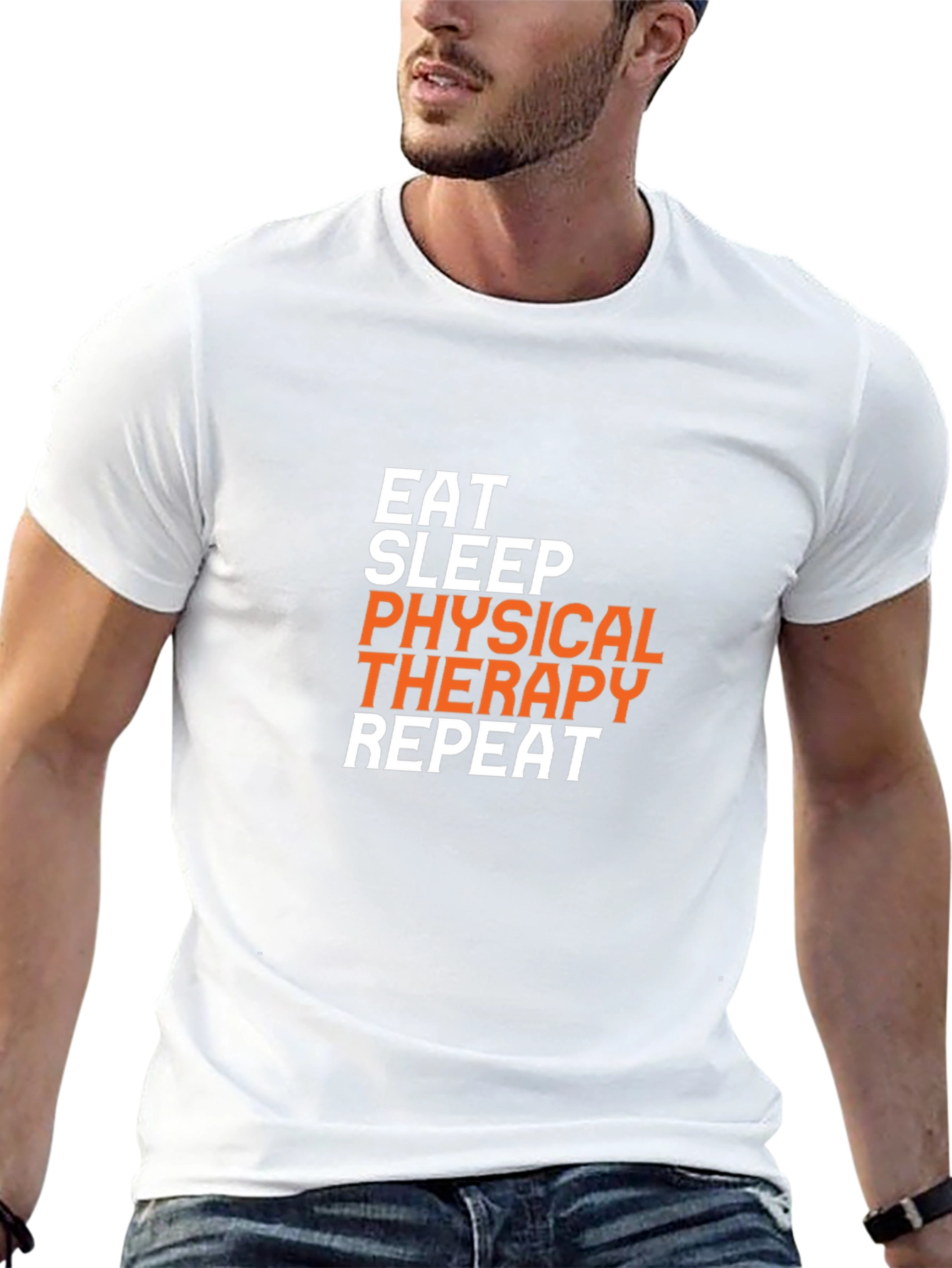 Eat Sleep Physical Therapy Repeat Graphic T-Shirt