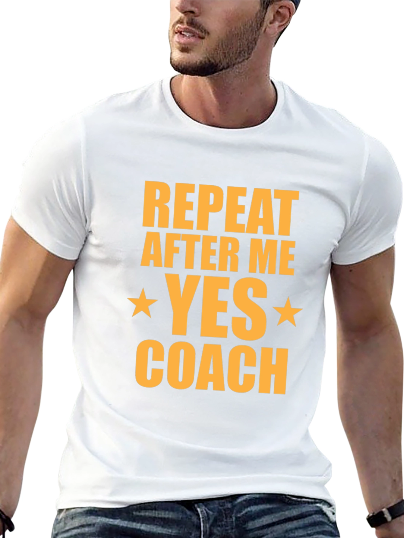 Yes Coach T-Shirt - Motivational Athletic Tee