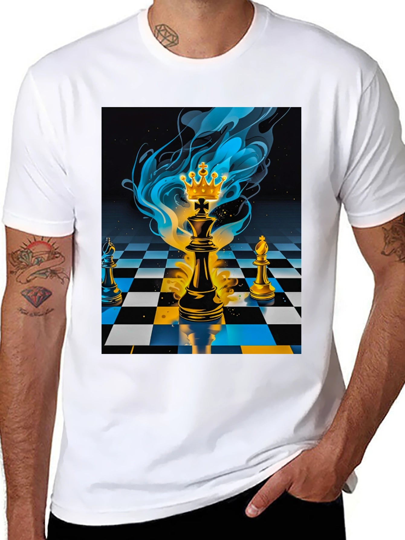 Chess King Graphic Tee - Strategy & Style