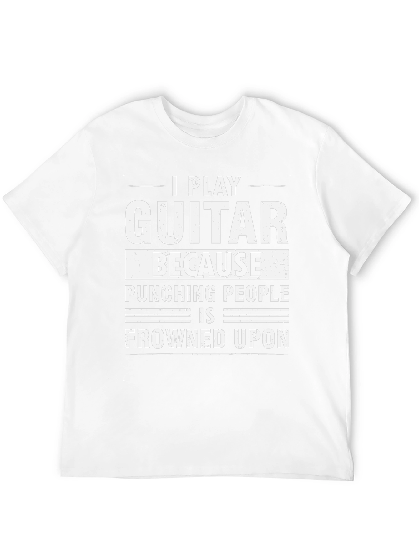I Play Guitar Graphic T-Shirt