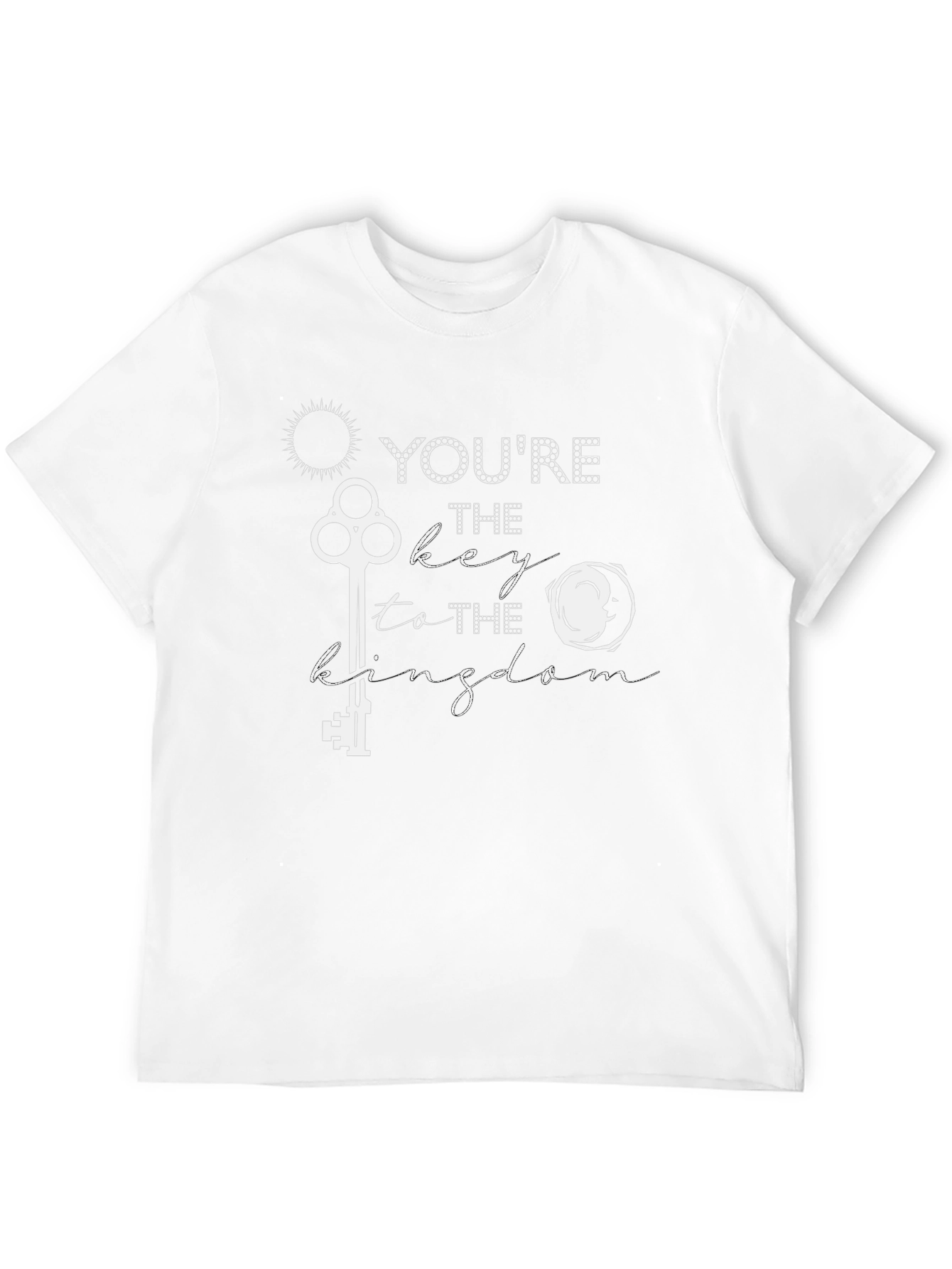 Youre The Key To The Kingdom Black Graphic Tee