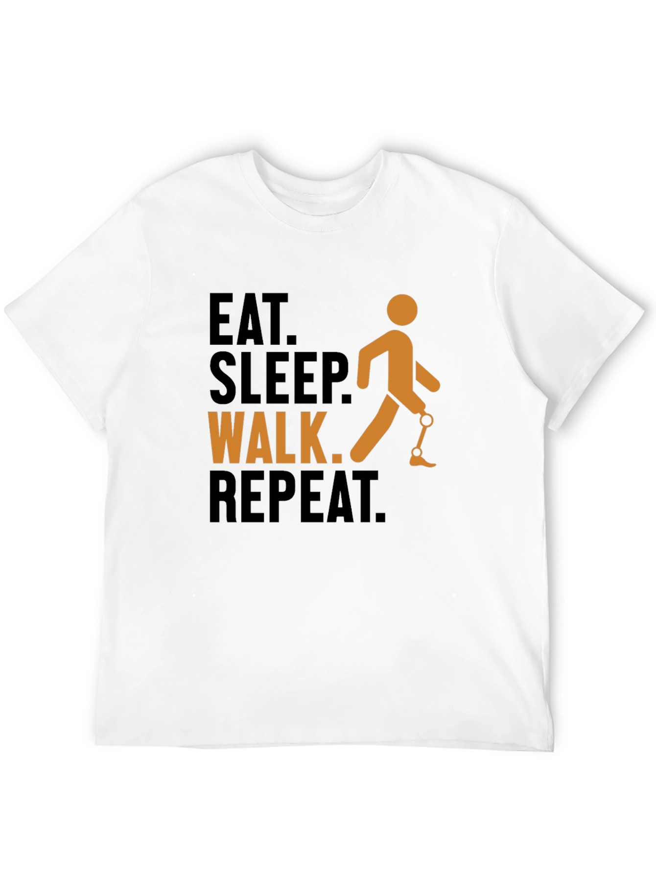 Eat Sleep Walk Repeat Graphic Tee