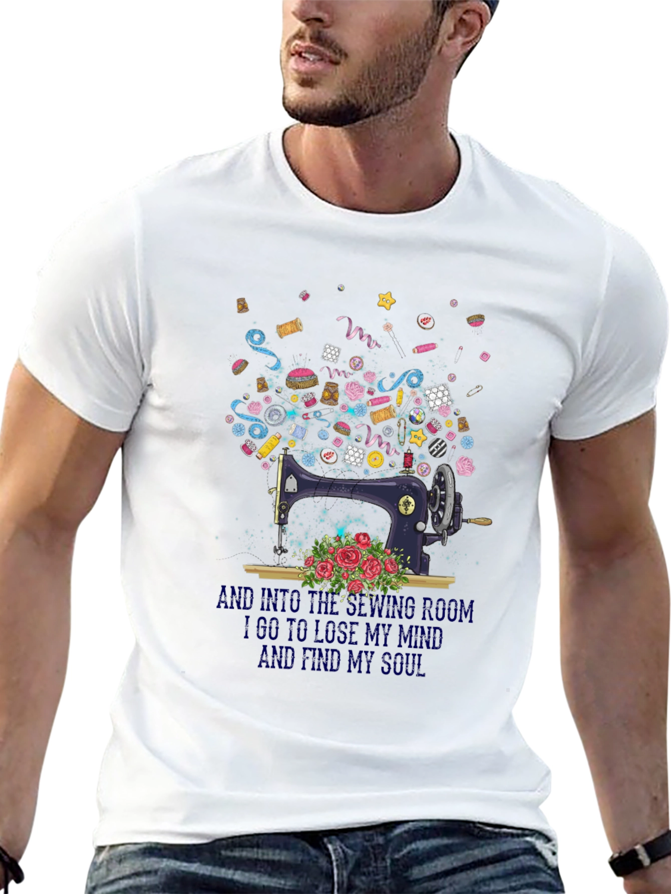 Sewing Room Soul T-Shirt Sewing Machine Tee