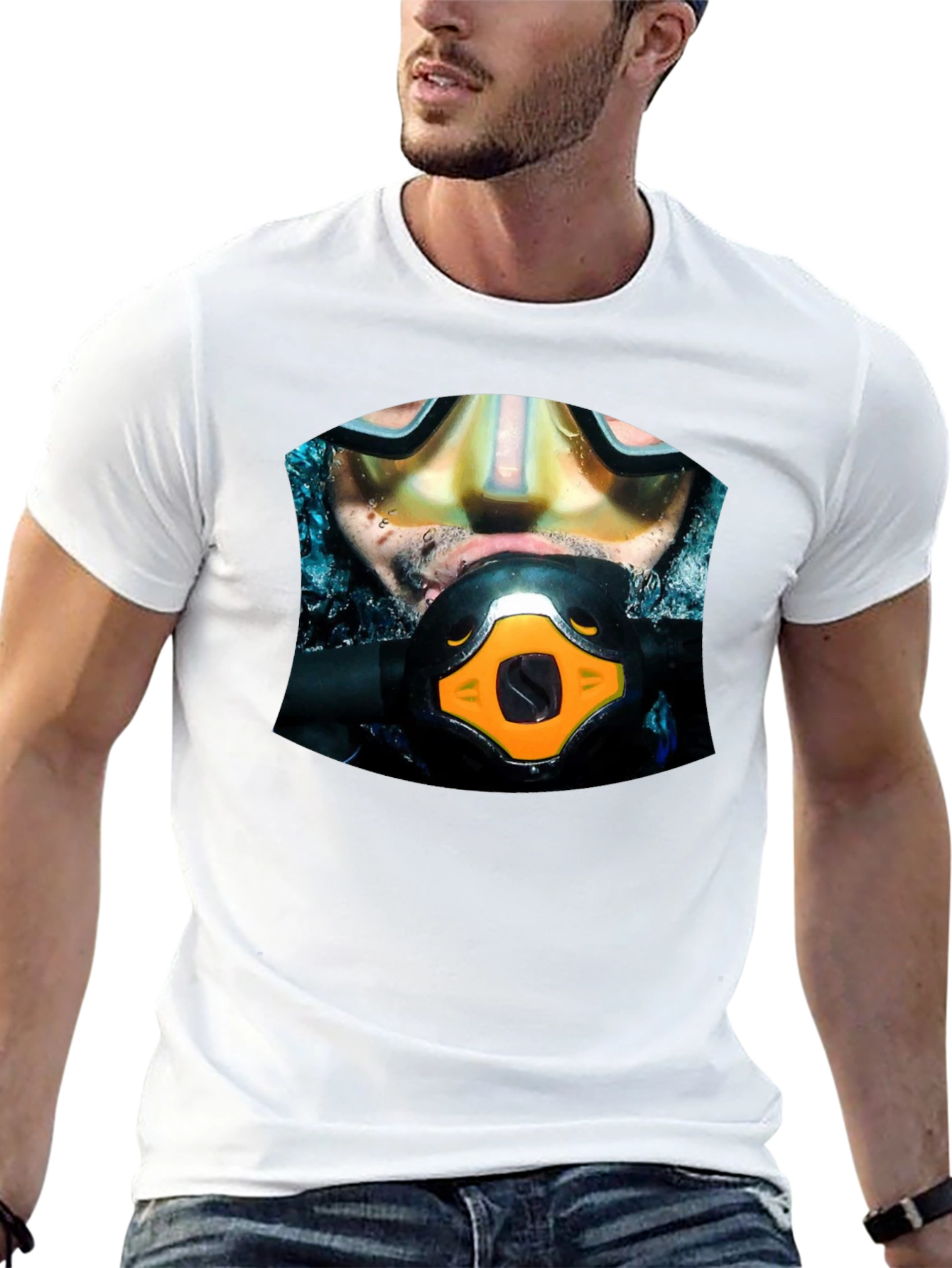 Diver Graphic T-Shirt - Dive into Style