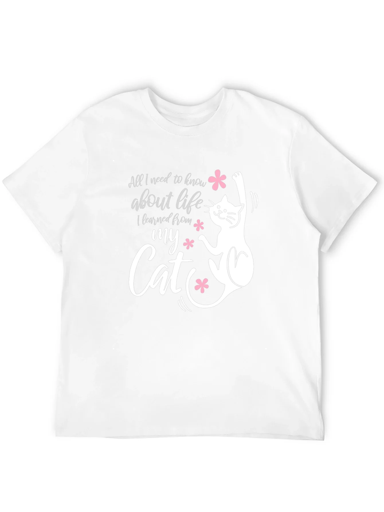 Cat Lover T-Shirt: Life Lessons from My Cat!