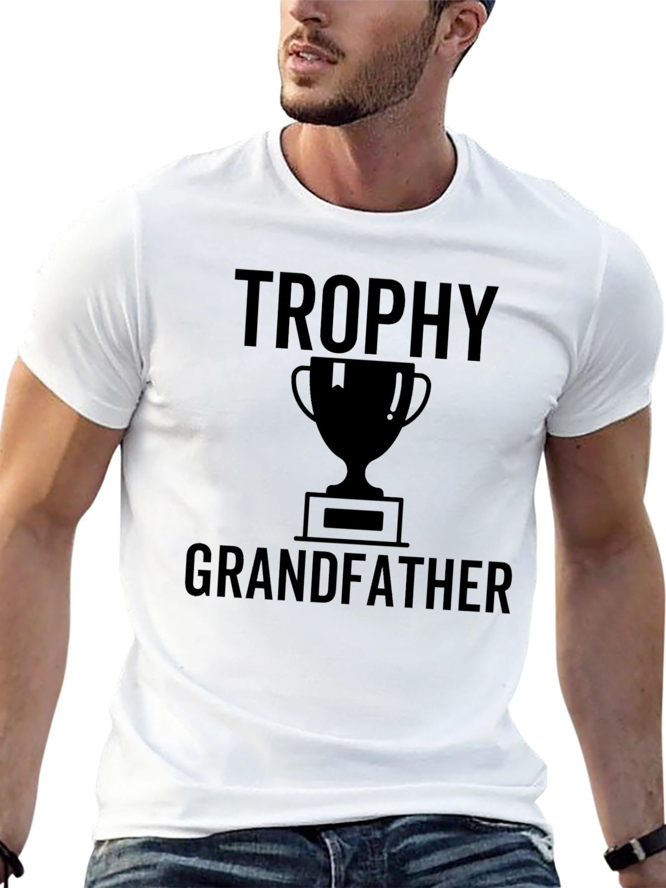 Trophy Grandfather Black T-Shirt
