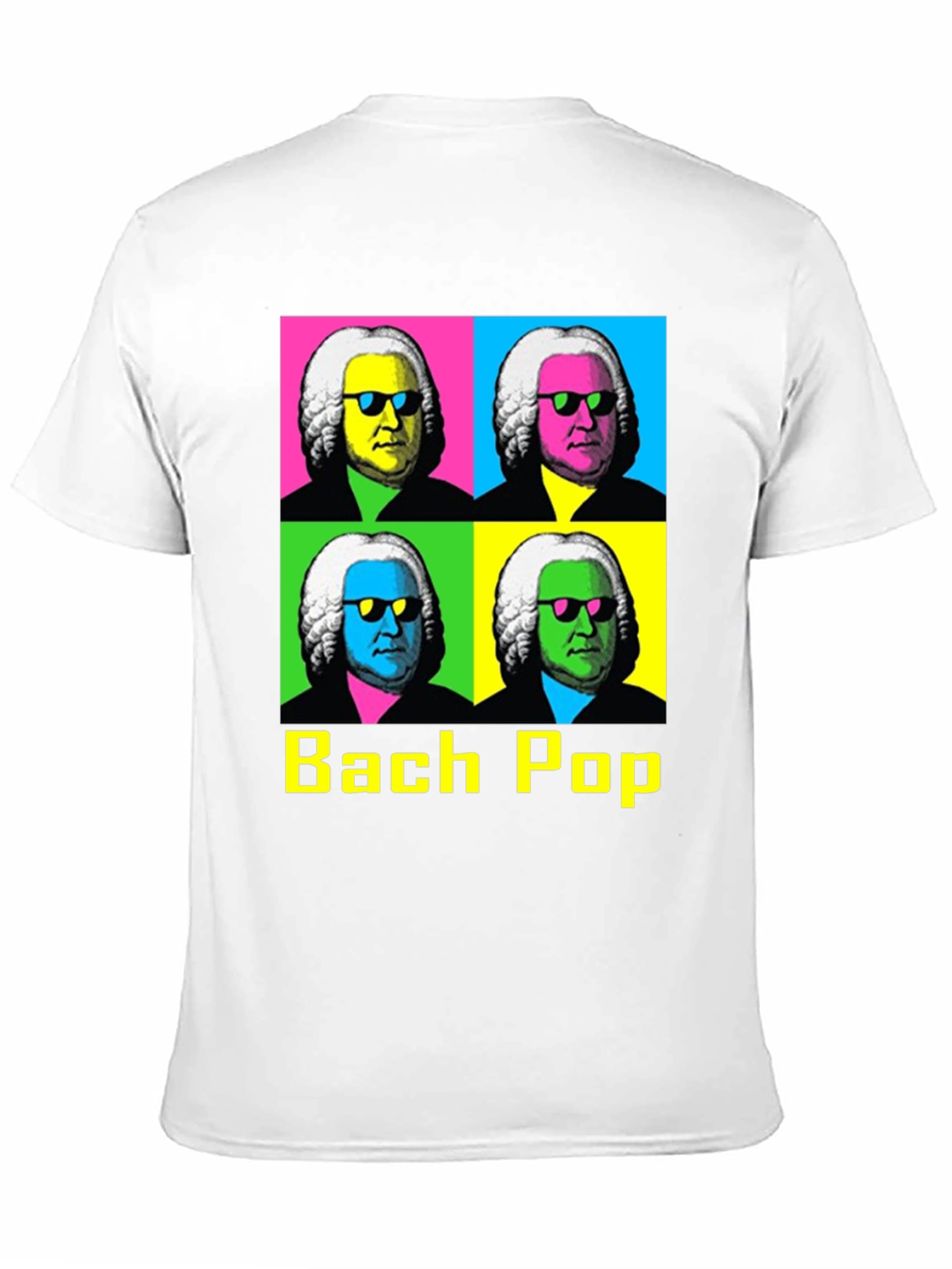 Bach Pop Art T-Shirt - Musical Retro Style