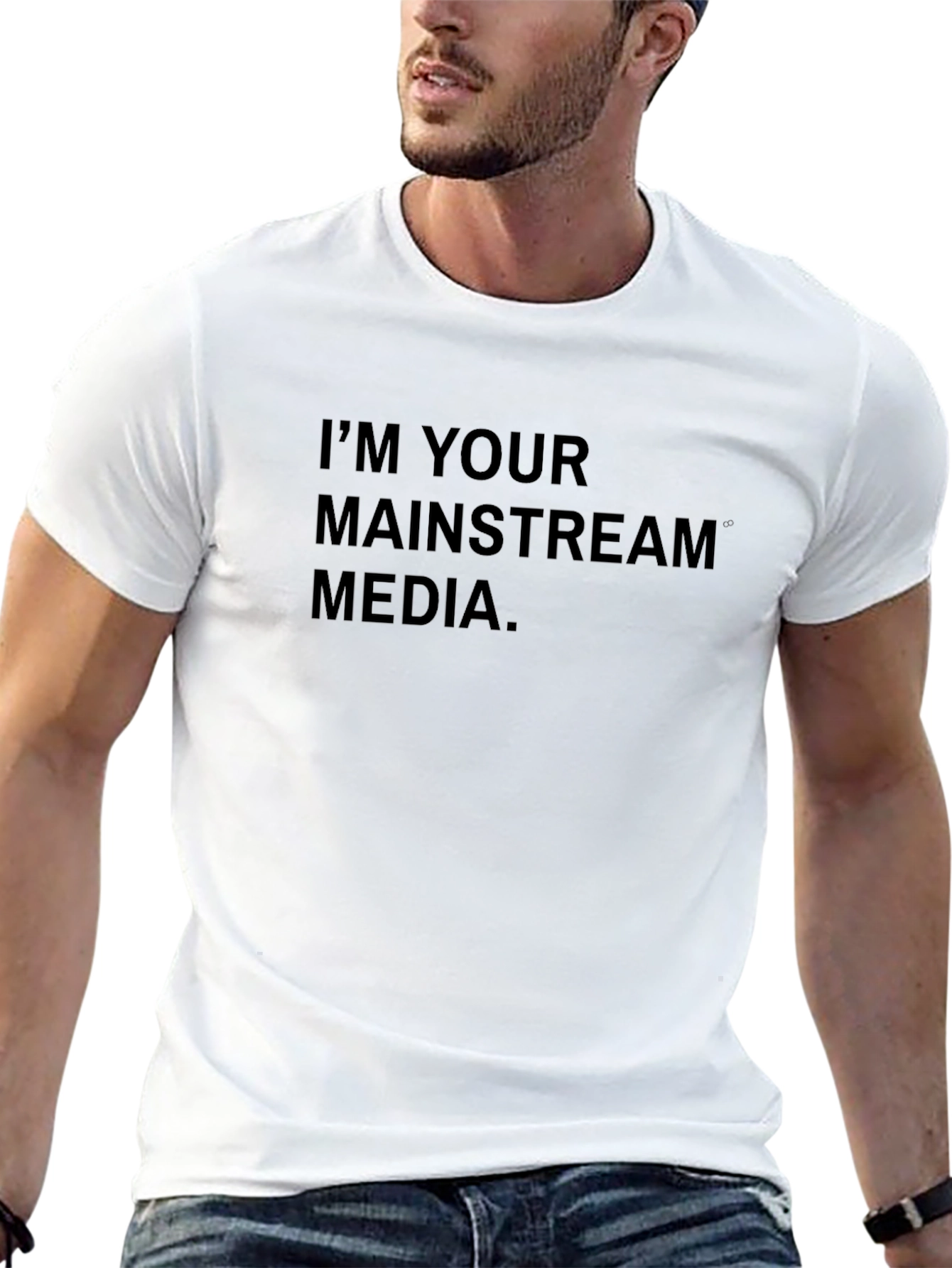 Im Your Mainstream Media Black T-Shirt