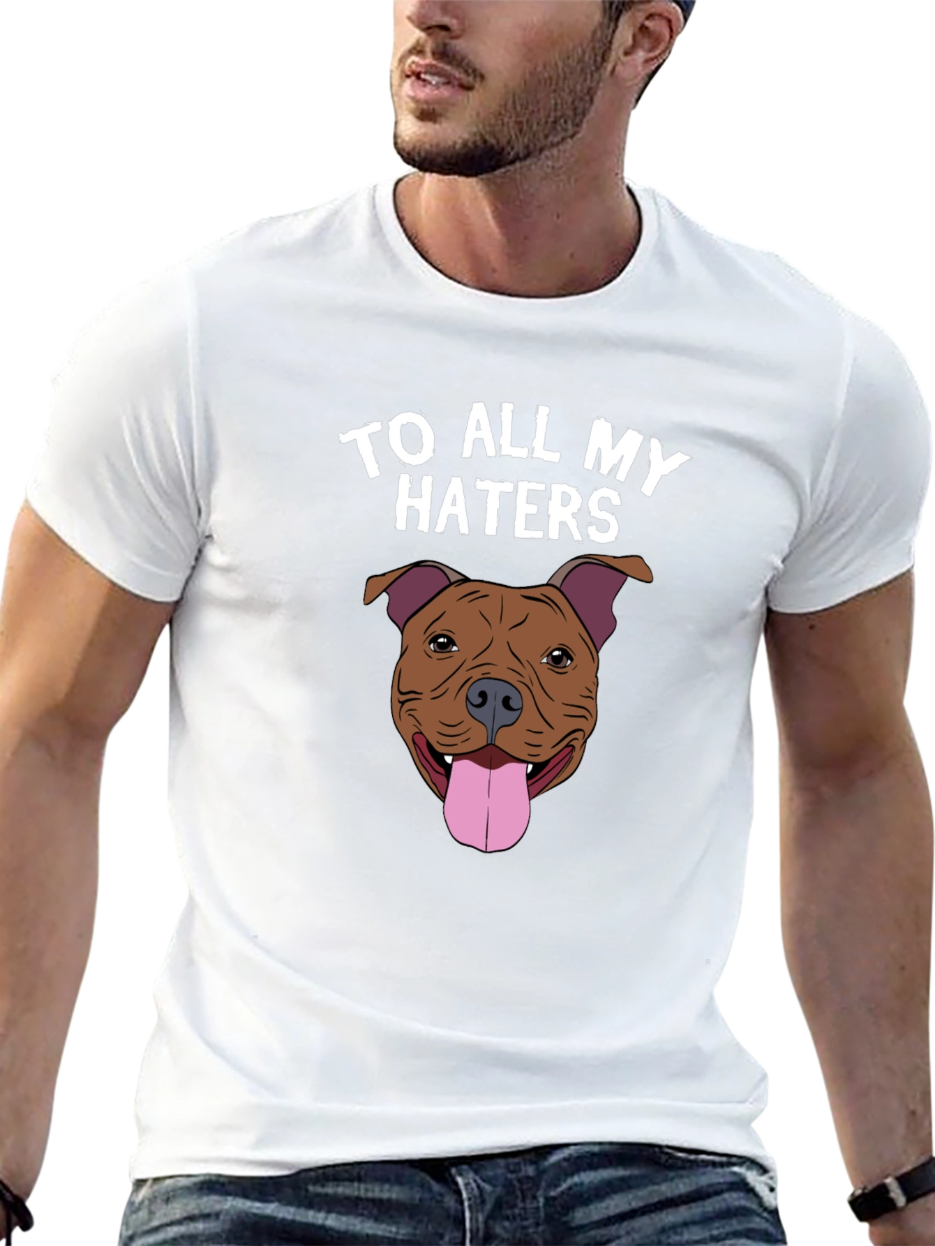 To All My Haters Dog Graphic Tee