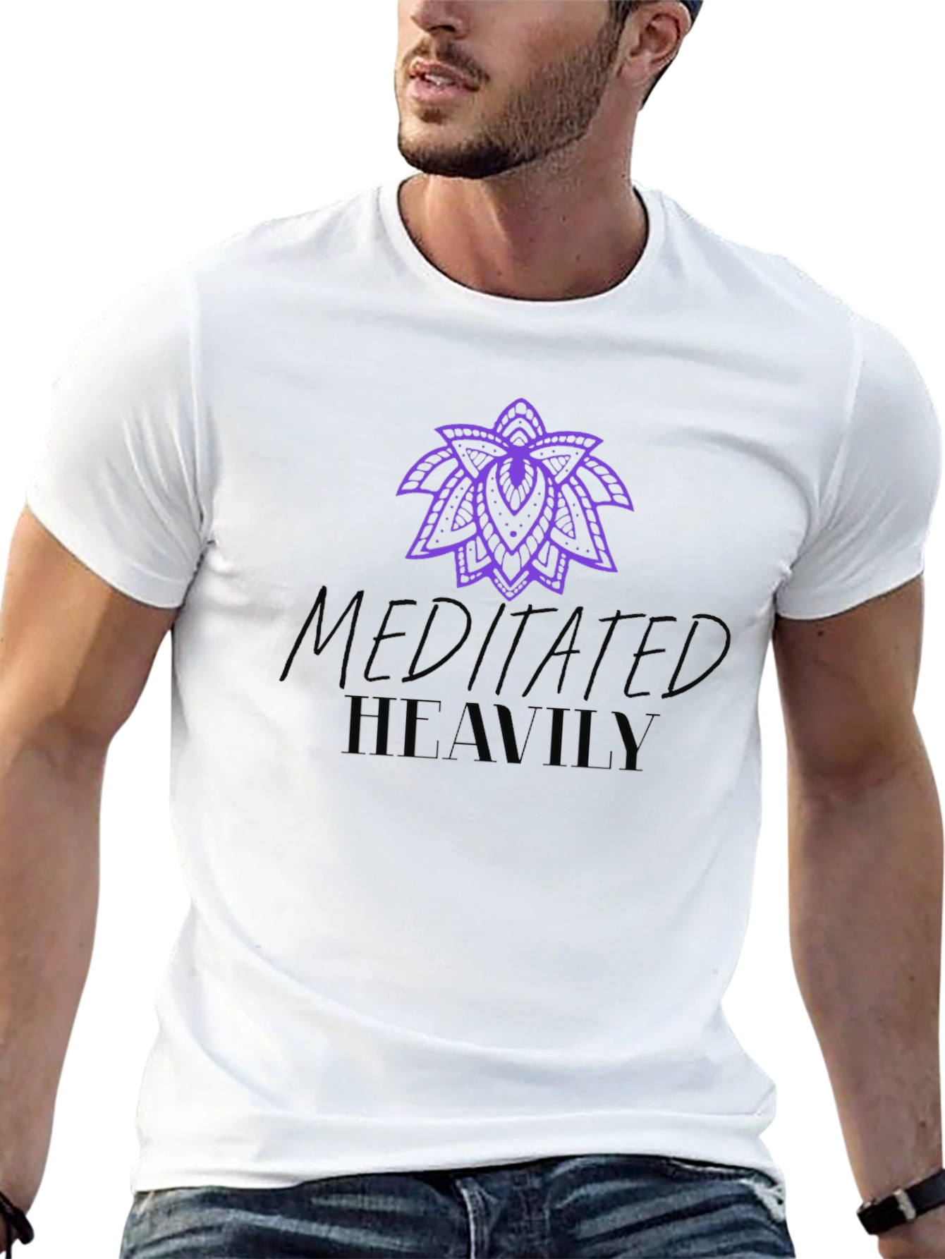 Meditated Heavily Graphic Tee