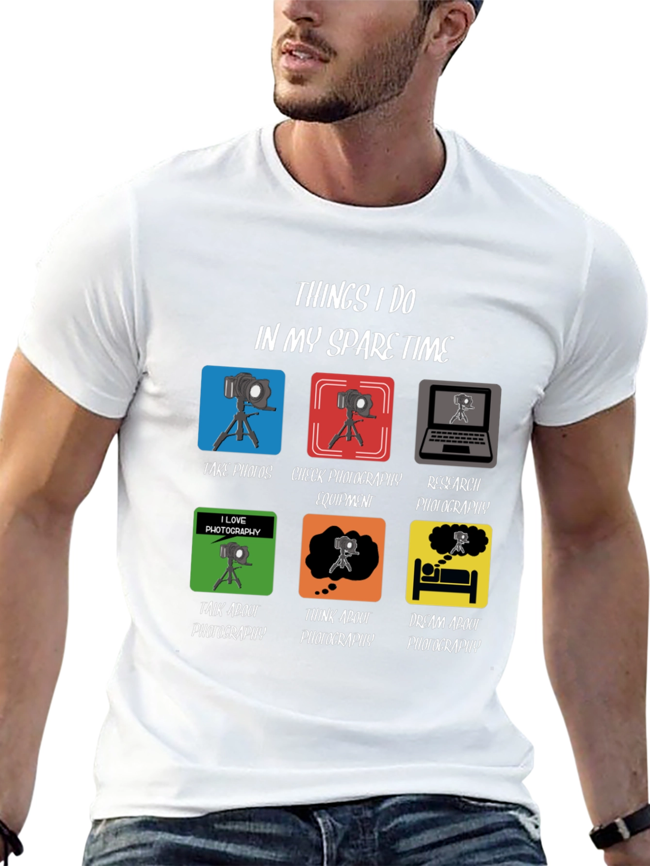 Photographers Spare Time T-Shirt - Photography Lover Gift