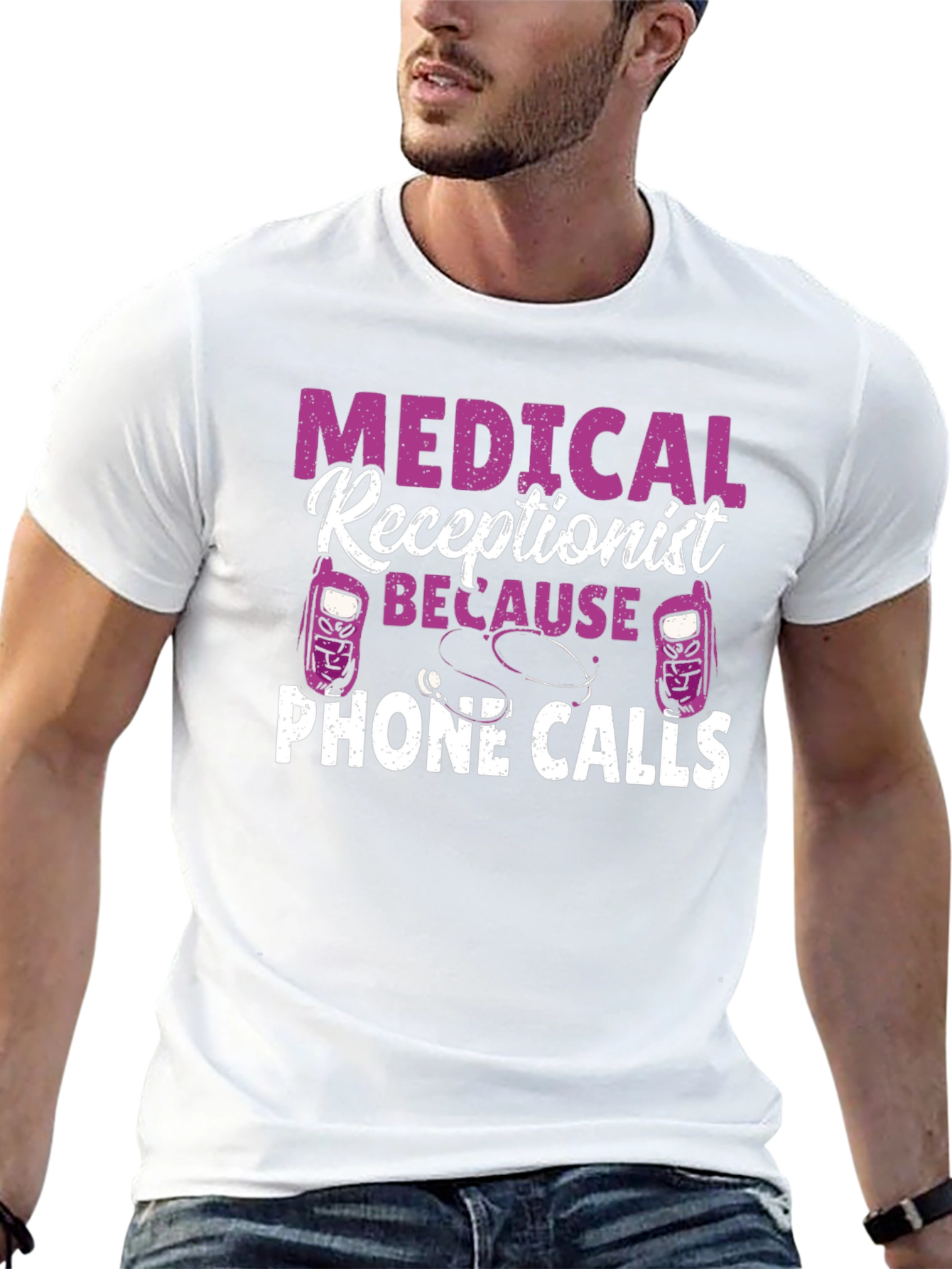 Medical Receptionist Phone Calls T-Shirt