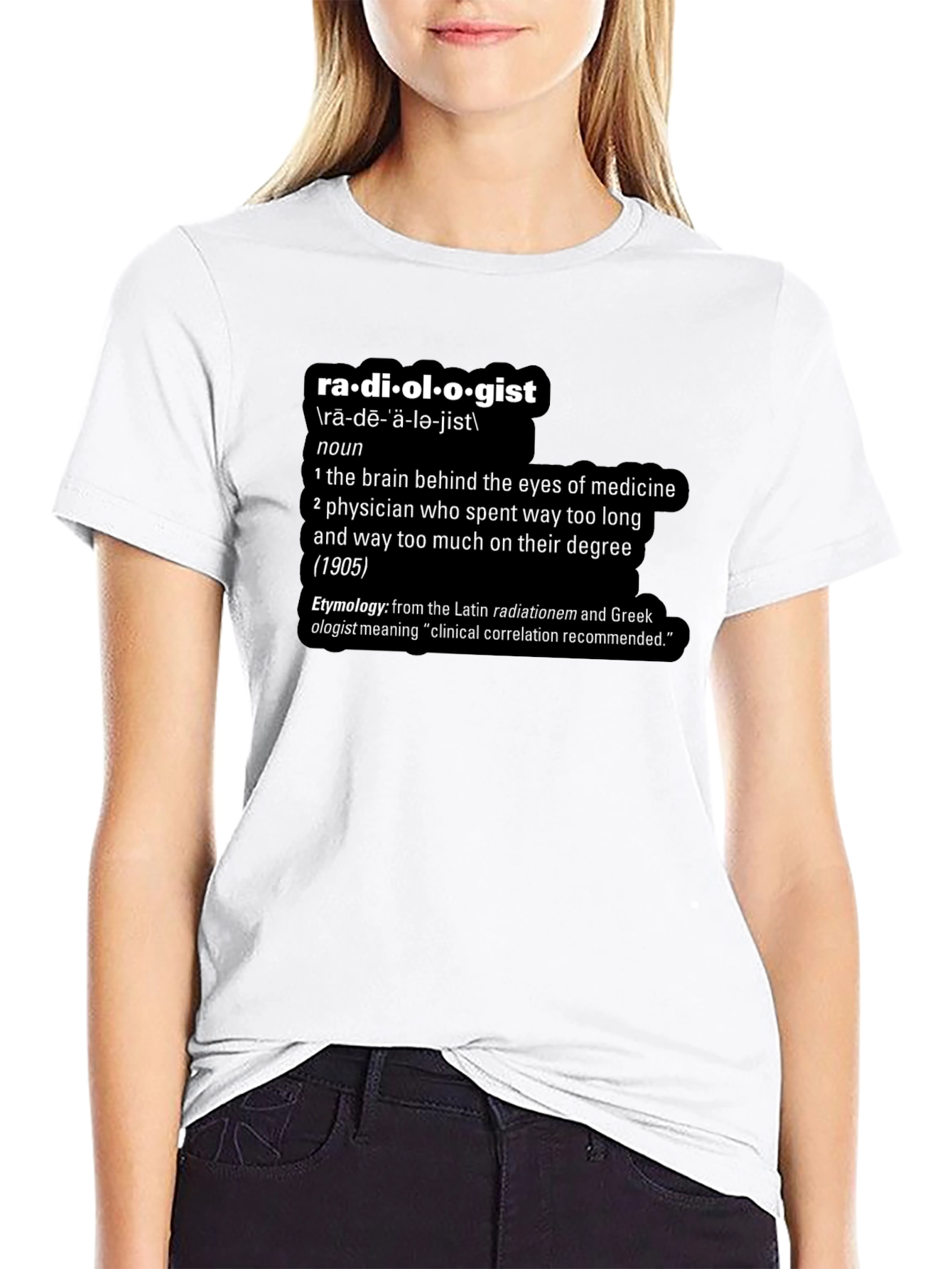 Radiologist Definition T-Shirt - Medical Humor Tee