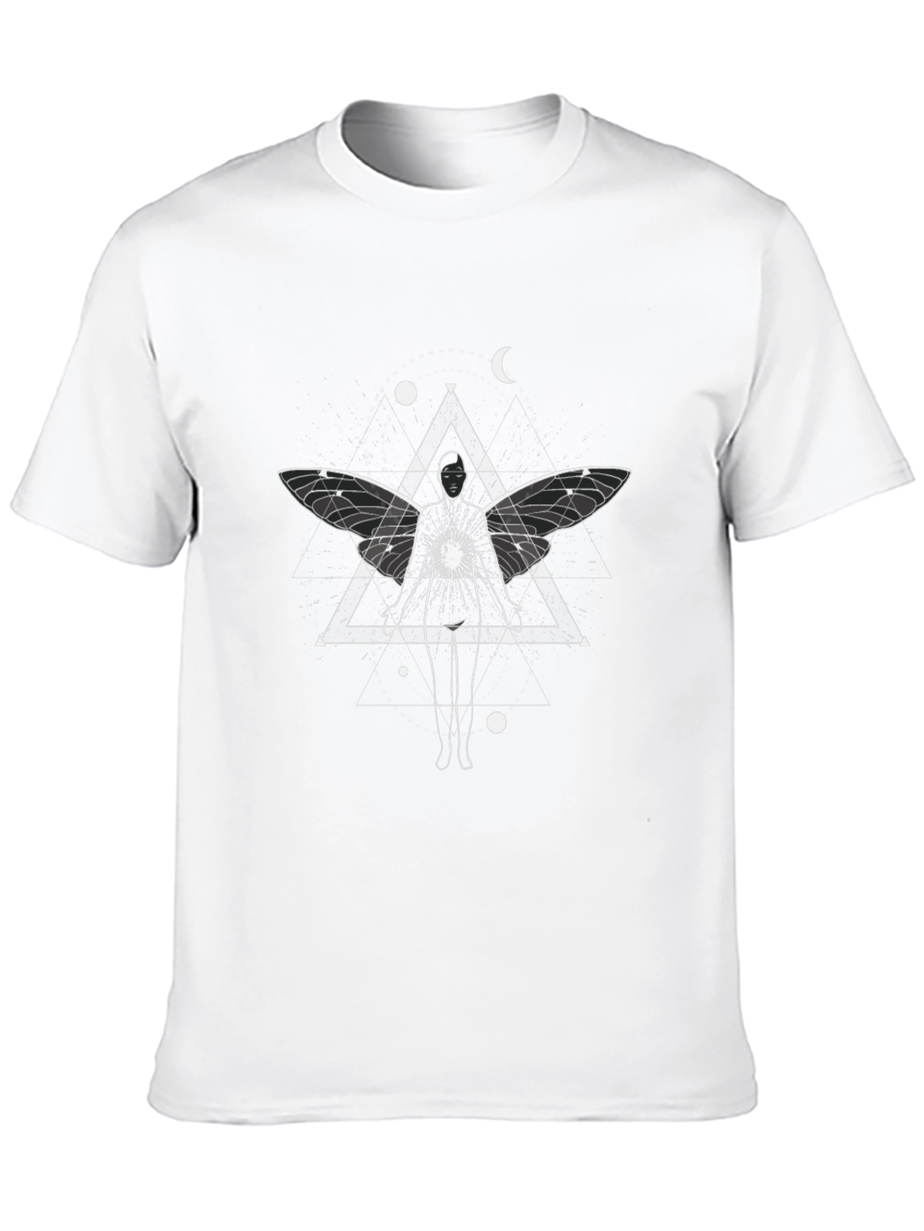 Geometric Fairy Wings Graphic Tee