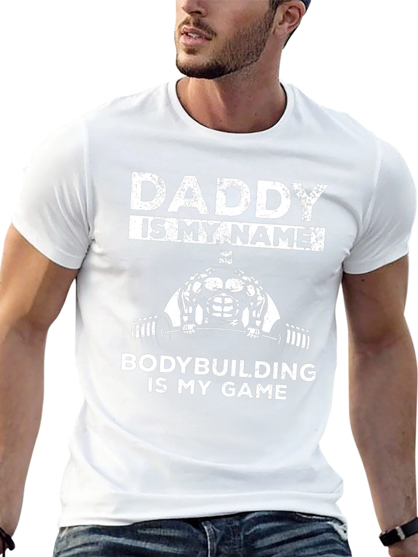Daddy is My Name Bodybuilding T-Shirt