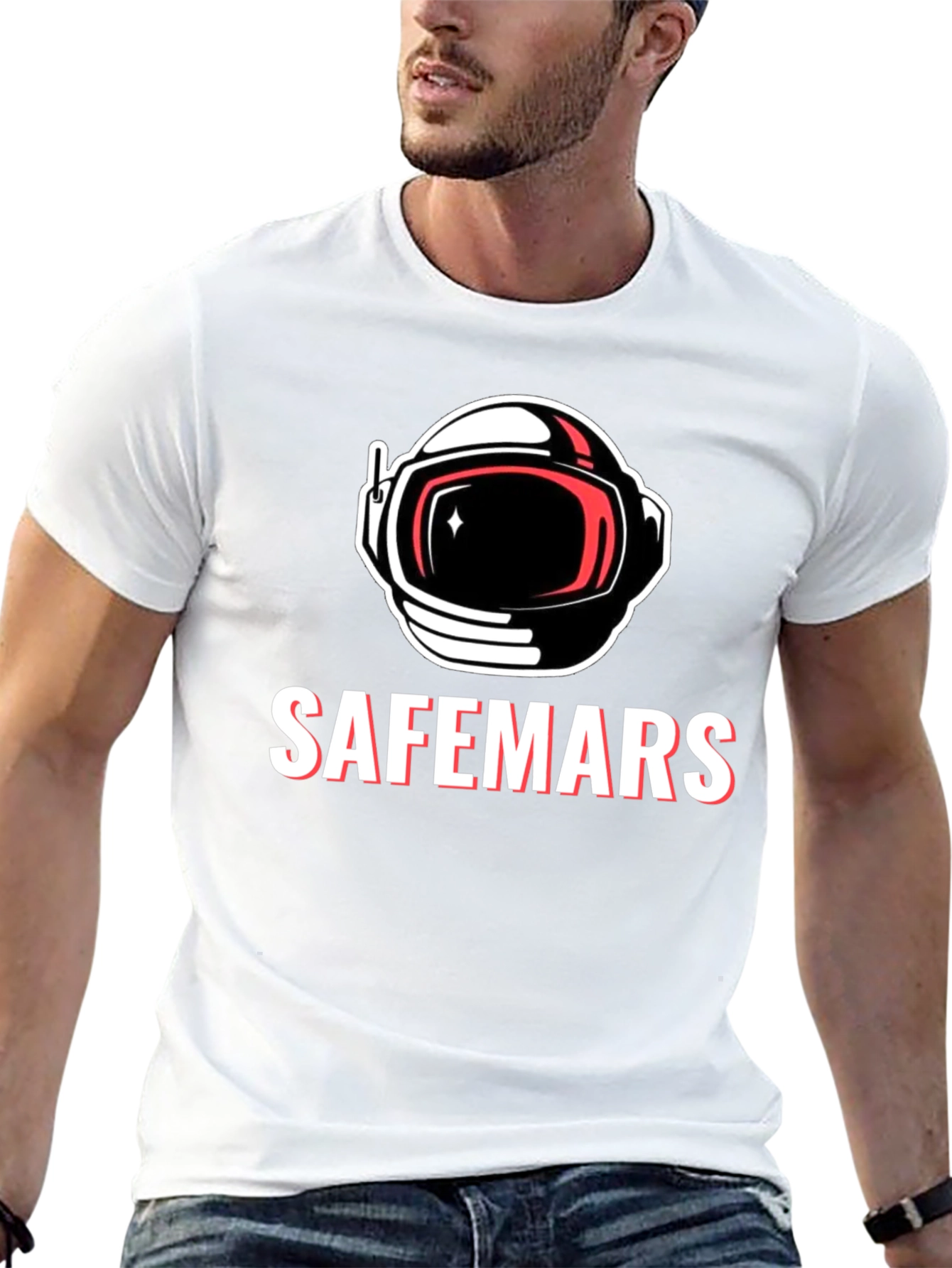 SafeMars Astronaut Graphic T-Shirt