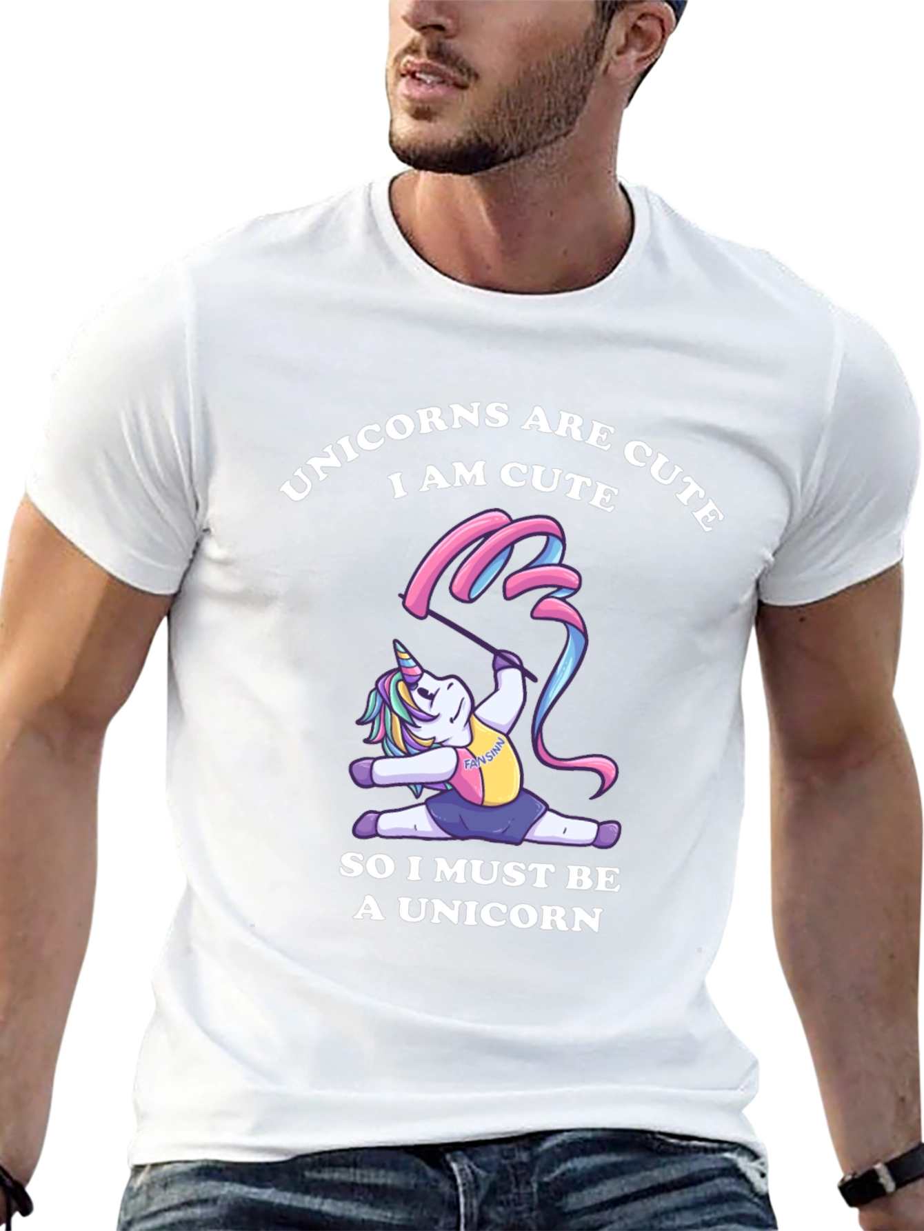 Cute Unicorn Gymnastics T-Shirt