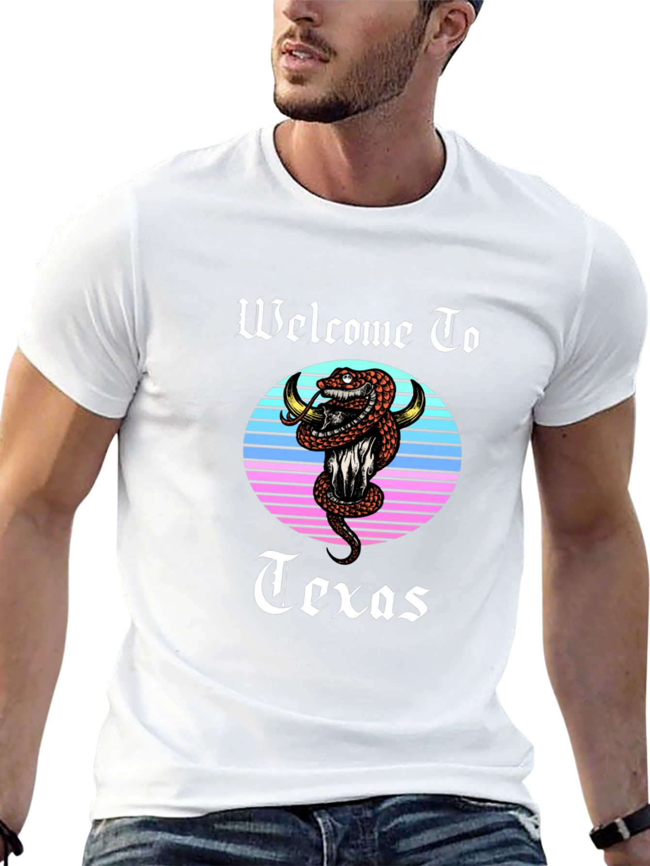 Welcome to Texas Snake Graphic Tee