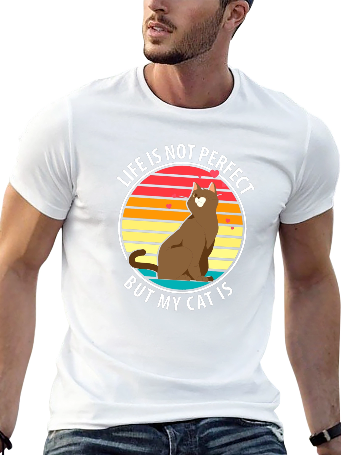 Life is Not Perfect But My Cat Is T-Shirt
