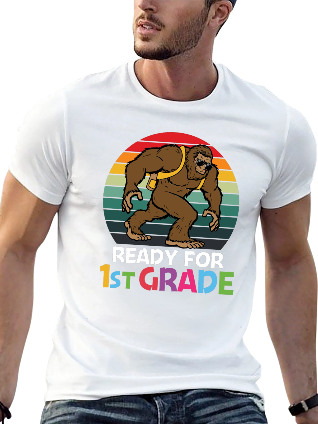Ready for 1st Grade Bigfoot T-Shirt