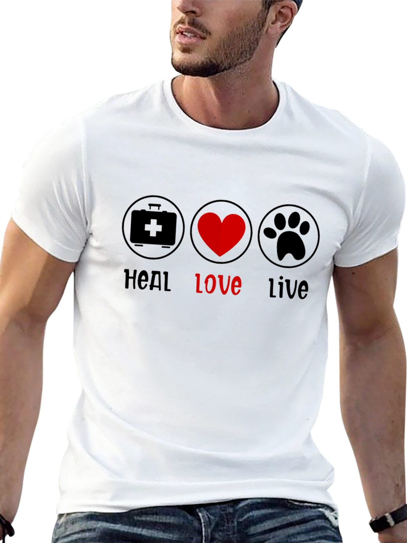 Heal Love Live Vet T-Shirt