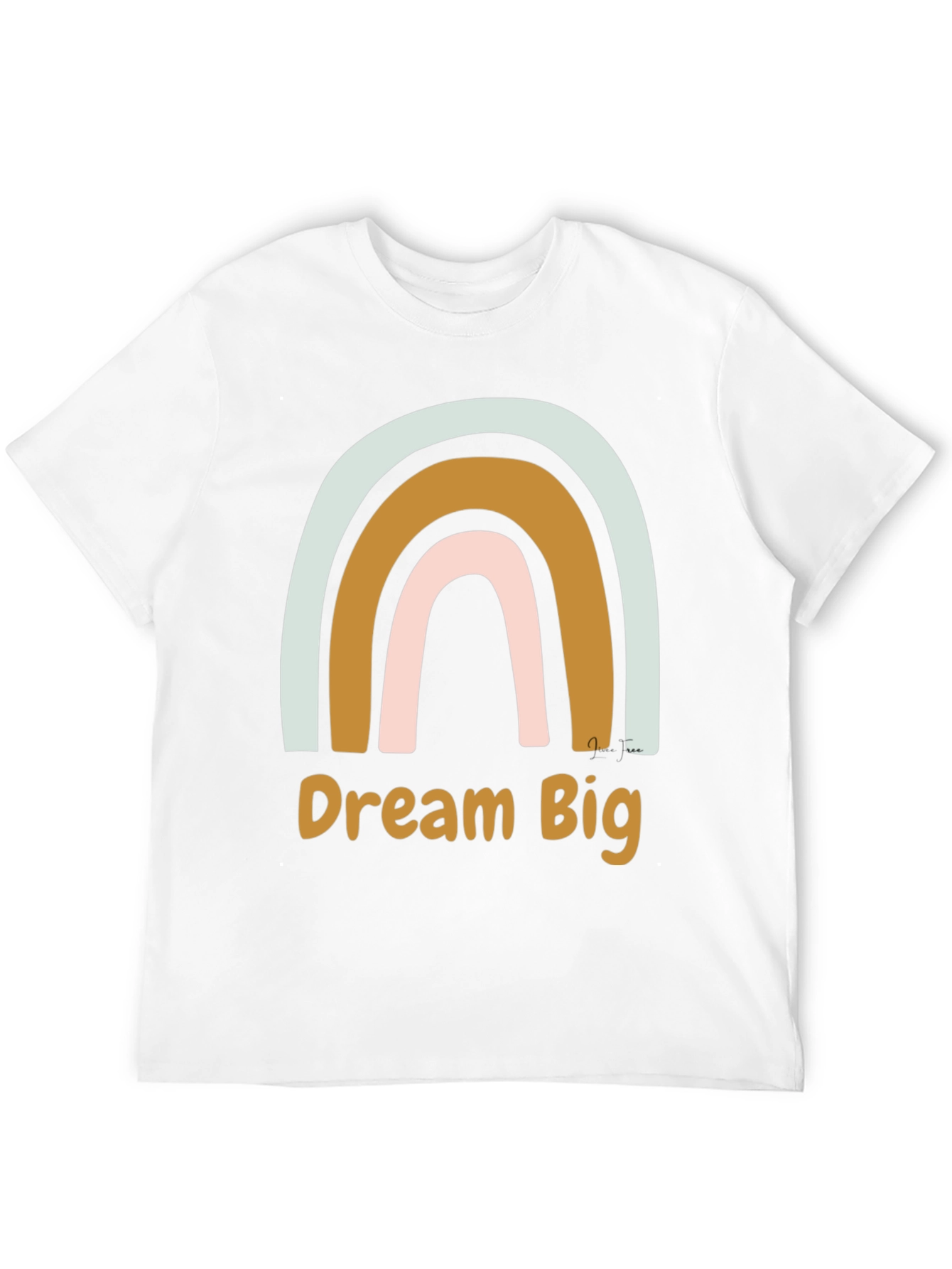Dream Big Rainbow Graphic Tee - Unisex