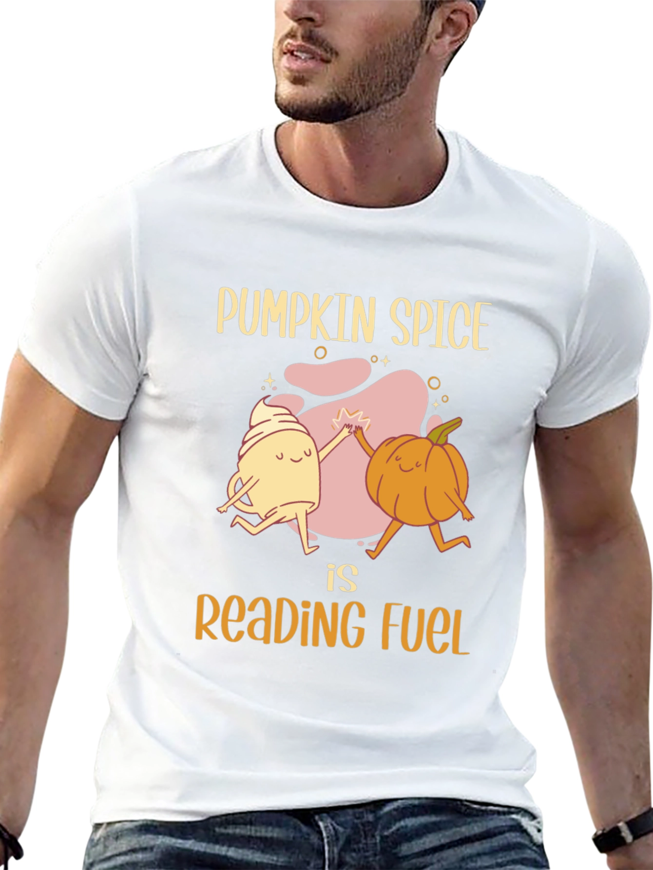 Pumpkin Spice Reading Fuel T-Shirt