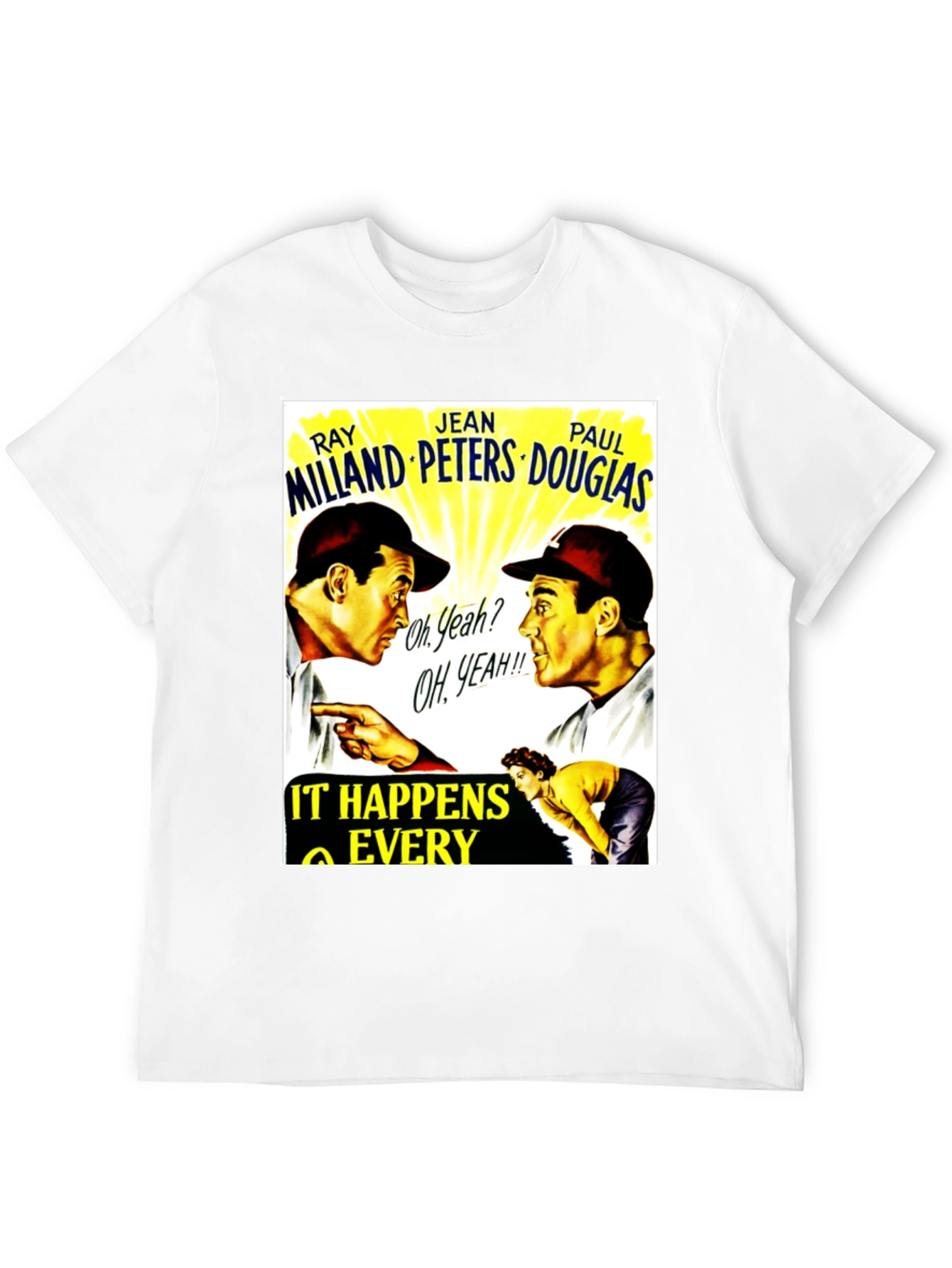 It Happens Every Spring Movie Poster T-Shirt