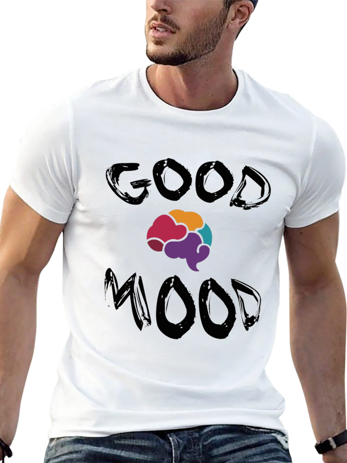Good Mood Brain Graphic T-Shirt