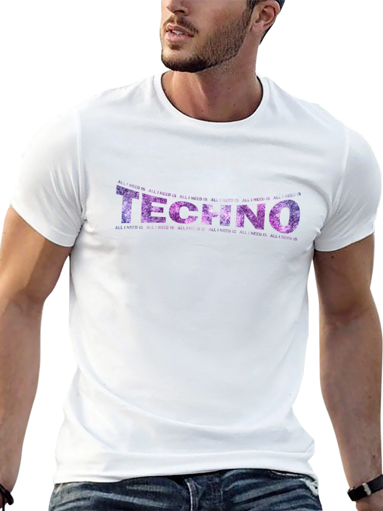 Techno Galaxy T-Shirt: Music Lover Tee