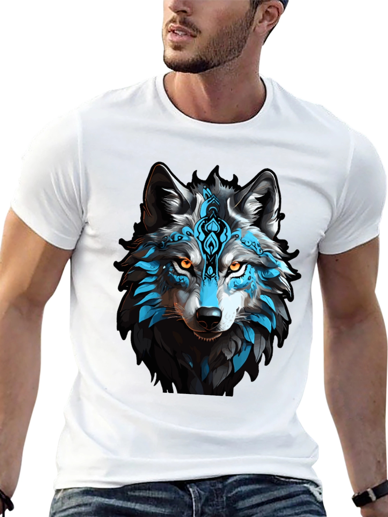 Wolf Graphic Tee - Black T-Shirt