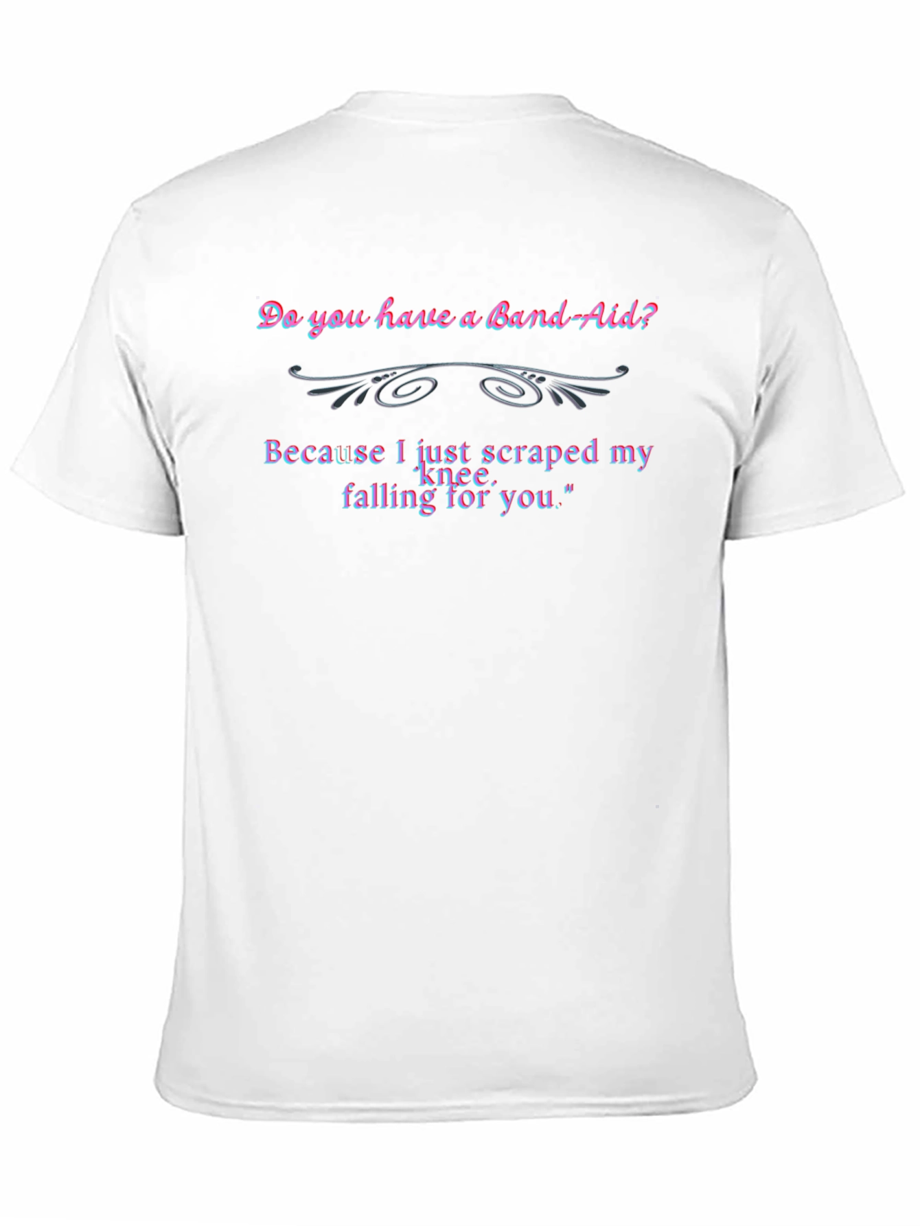Band-Aid Knee Graphic Tee - Flirty & Fun