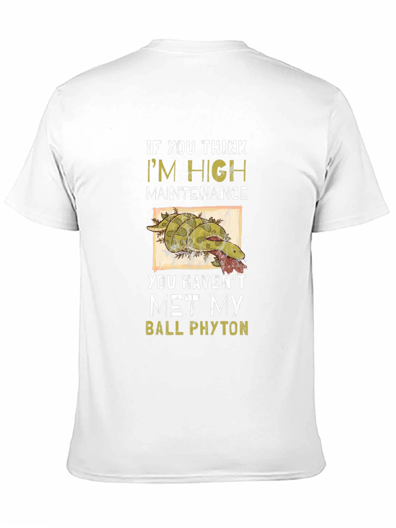 High Maintenance Ball Python Graphic Tee