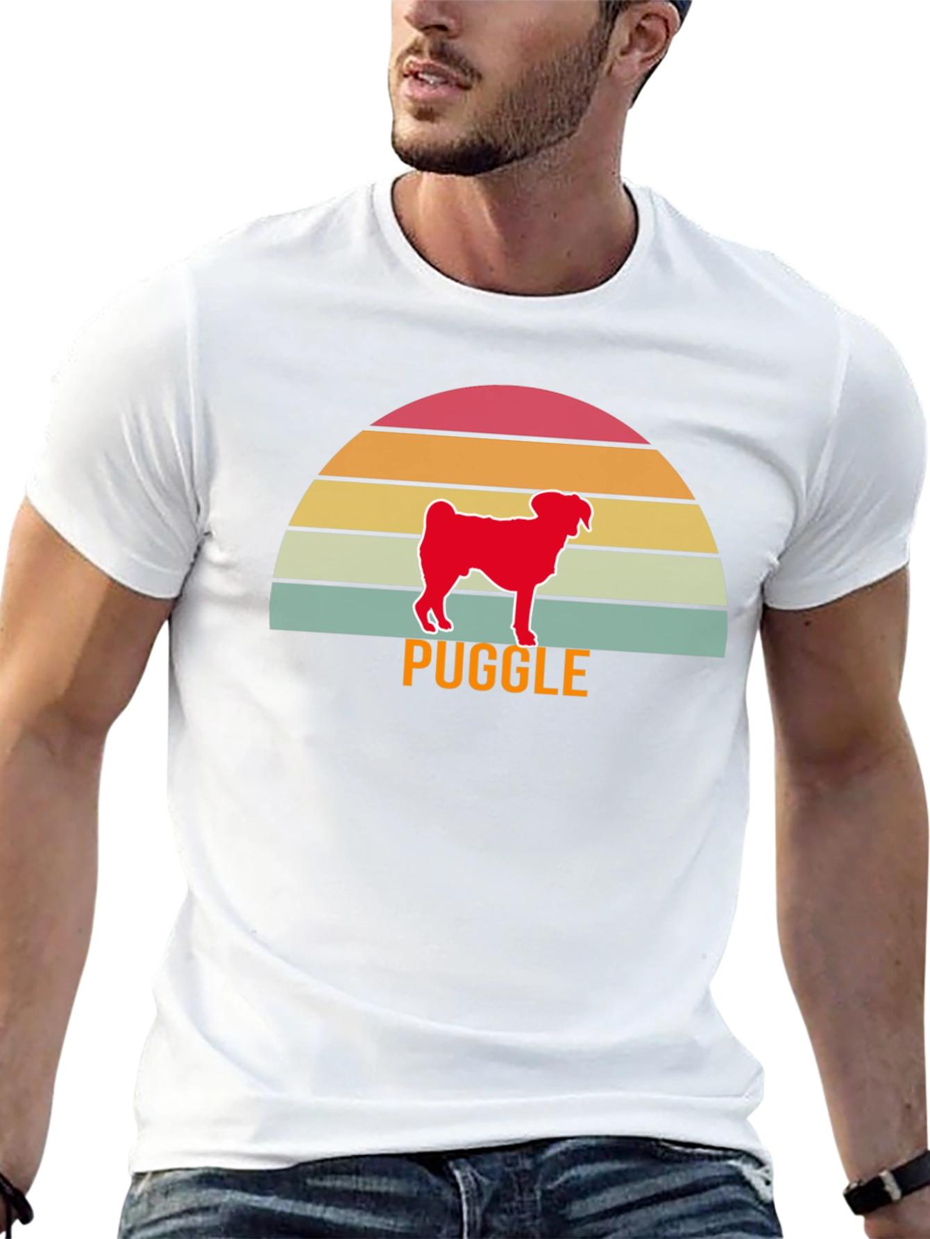 Puggle Dog Sunset T-Shirt