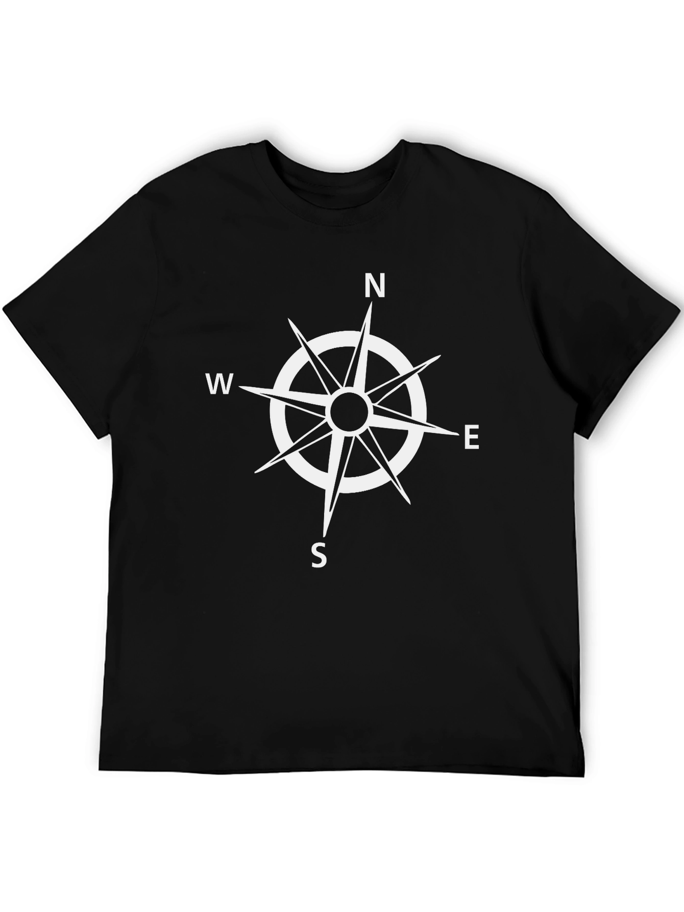 Compass Rose Graphic Tee - Adventure Awaits!