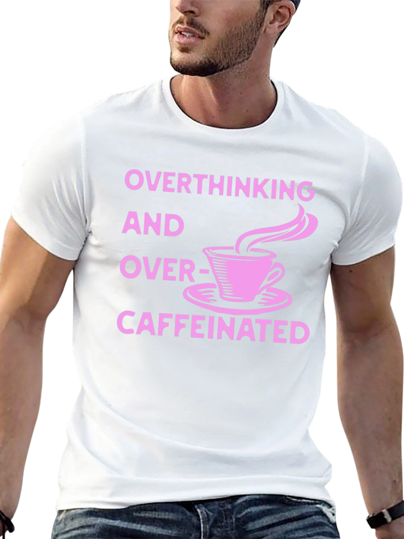 Overthinking & Over-Caffeinated Graphic T-Shirt