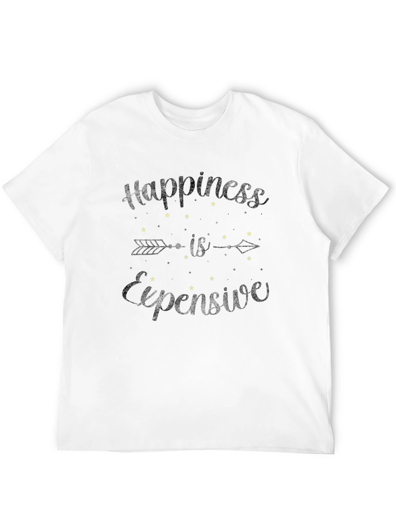 Happiness is Expensive Black T-Shirt