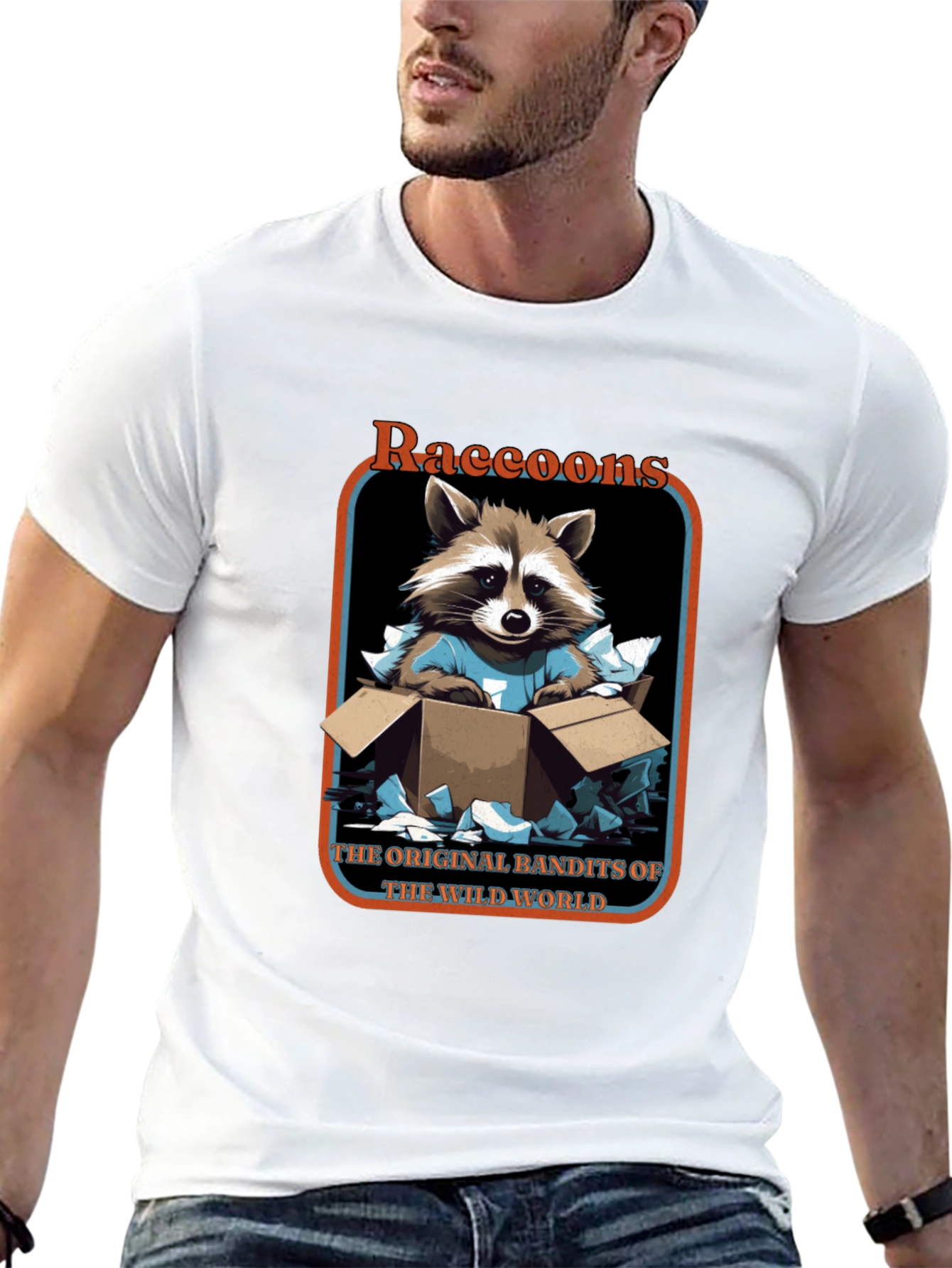 Raccoon Bandit Graphic Tee