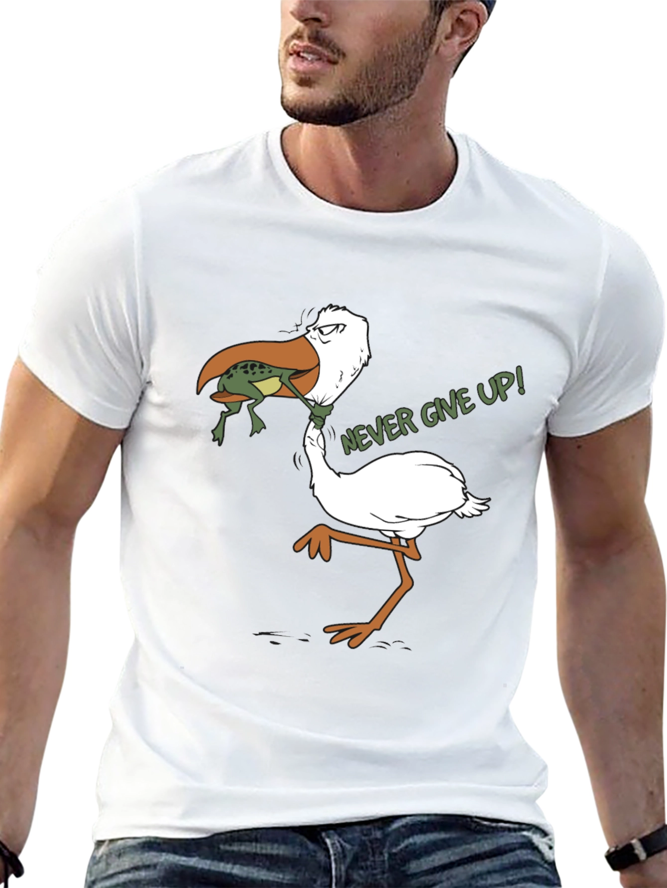 Never Give Up! Graphic T-Shirt