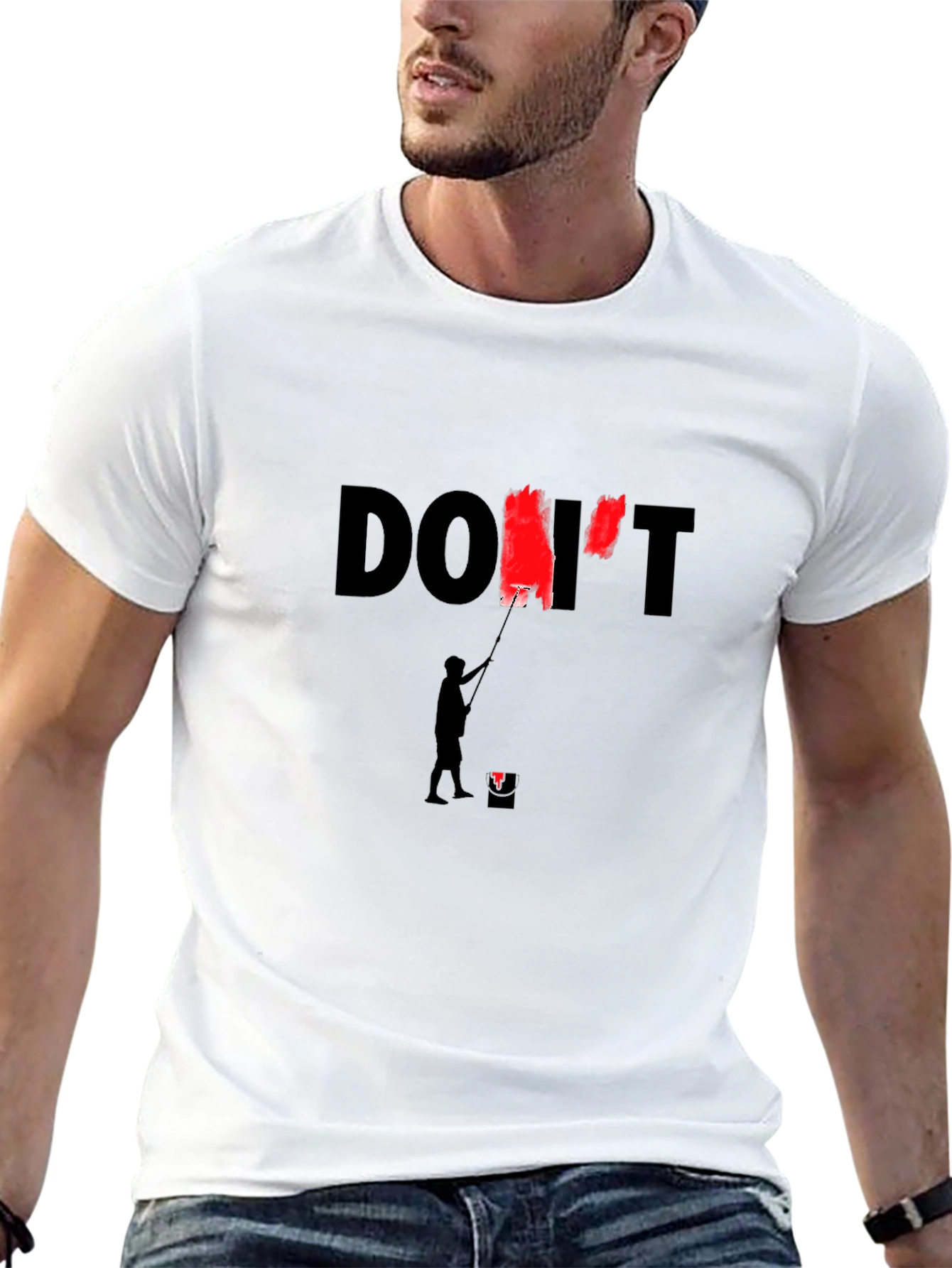 Dont Paint Over Black T-Shirt