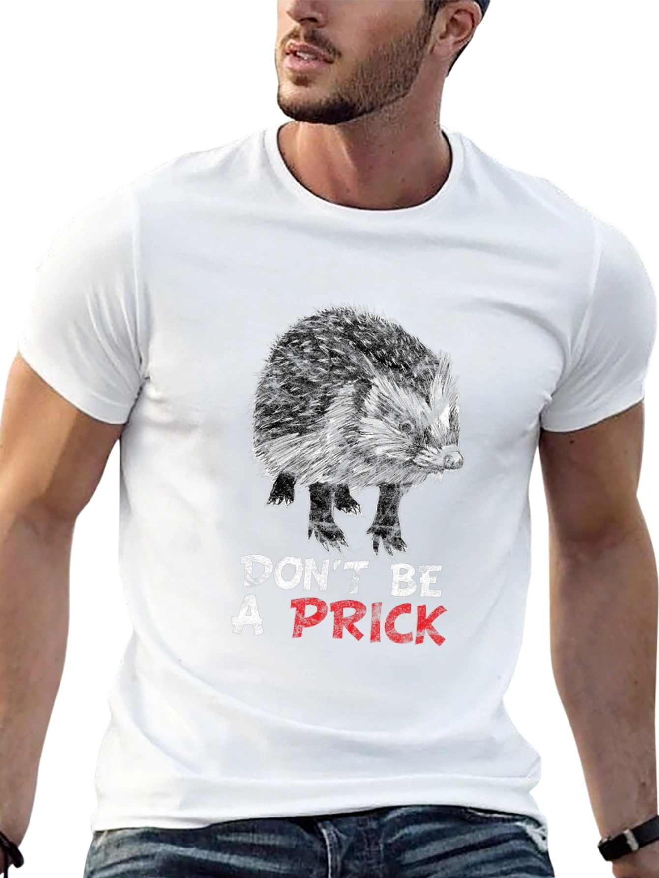 Dont Be A Prick Hedgehog Graphic Tee