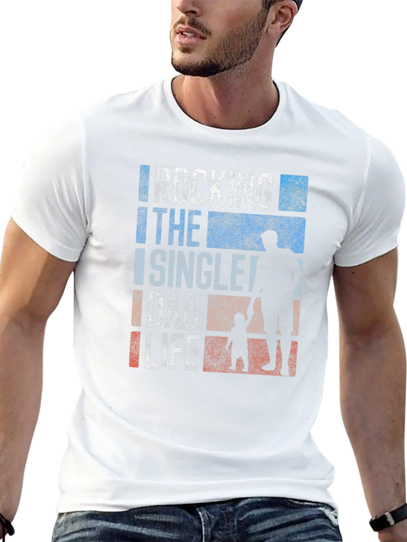 Rocking the Single Dad Life T-Shirt